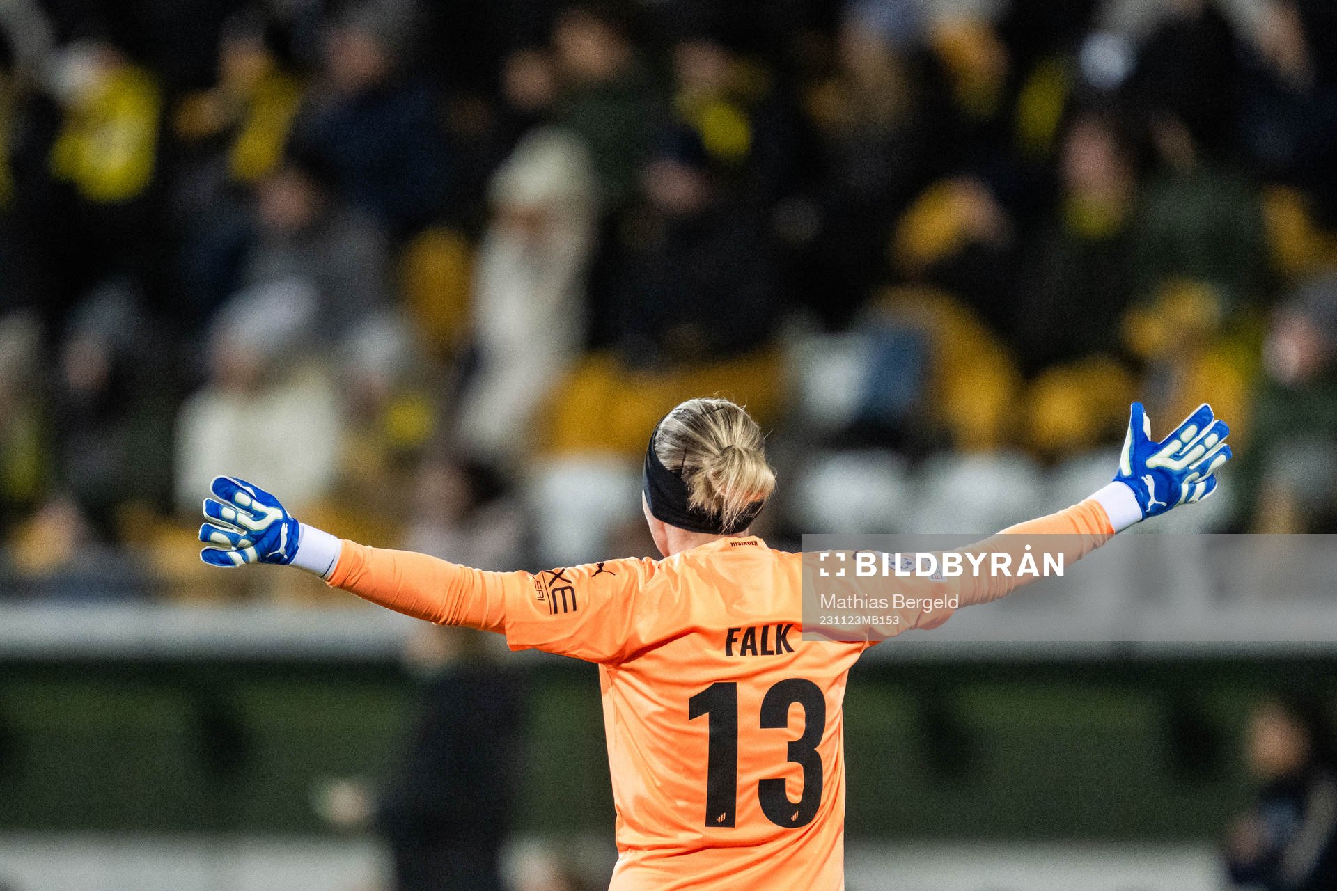 Goalkeeper Jennifer Falk of Häcken