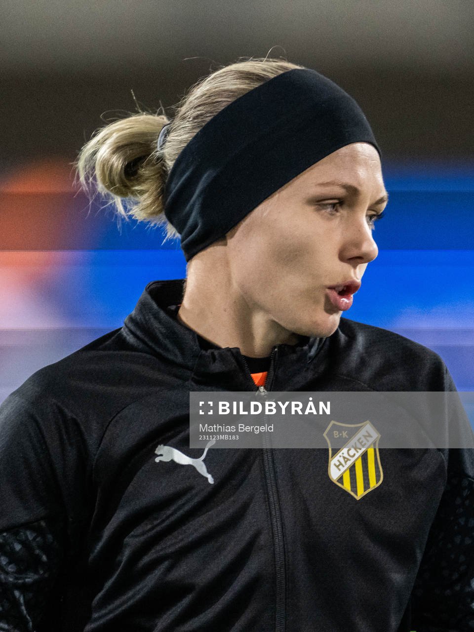 Goalkeeper Jennifer Falk of Häcken