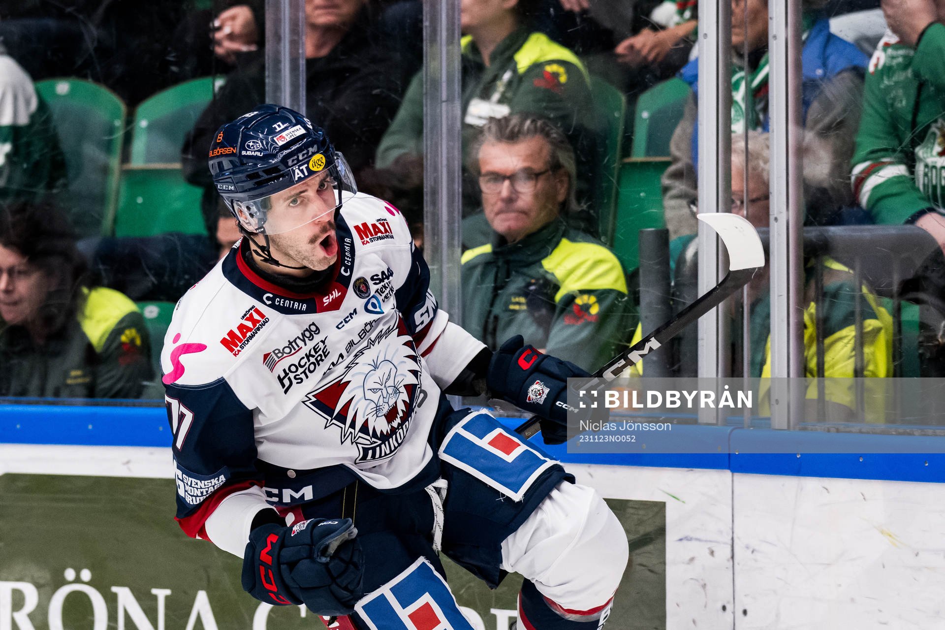 Linköpings Taylor Leier jublar