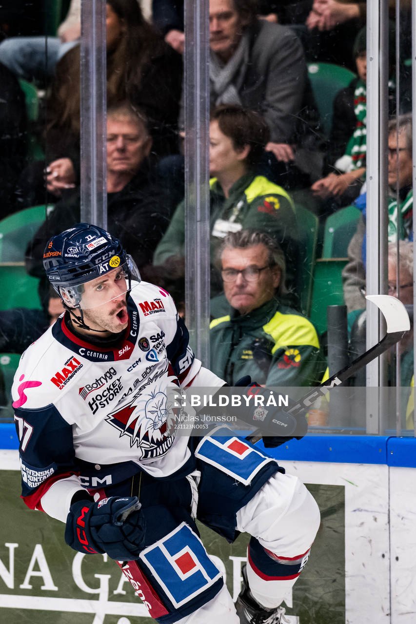 Linköpings Taylor Leier jublar