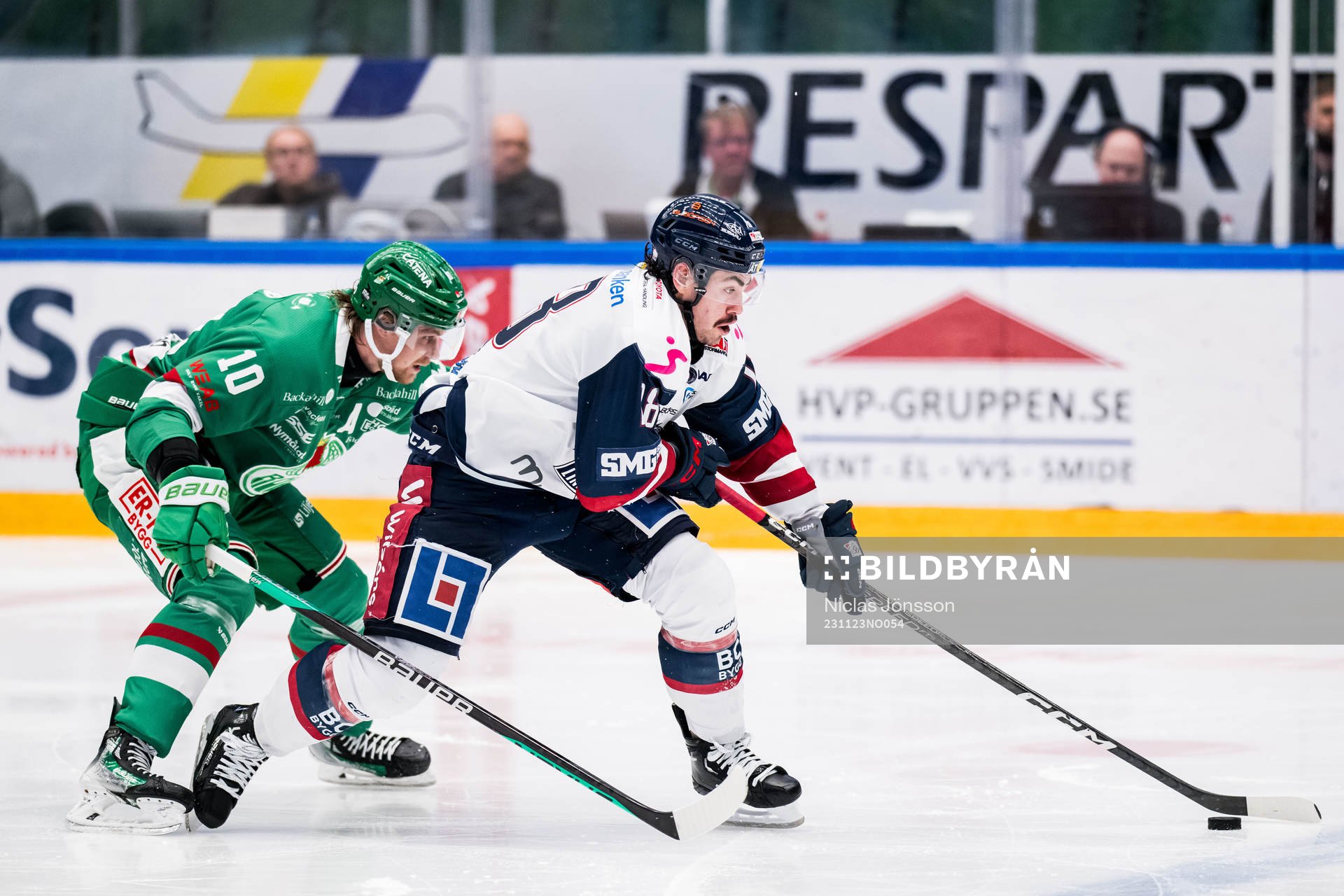 Rögles Rodrigo Abols och Linköpings Remi Elie