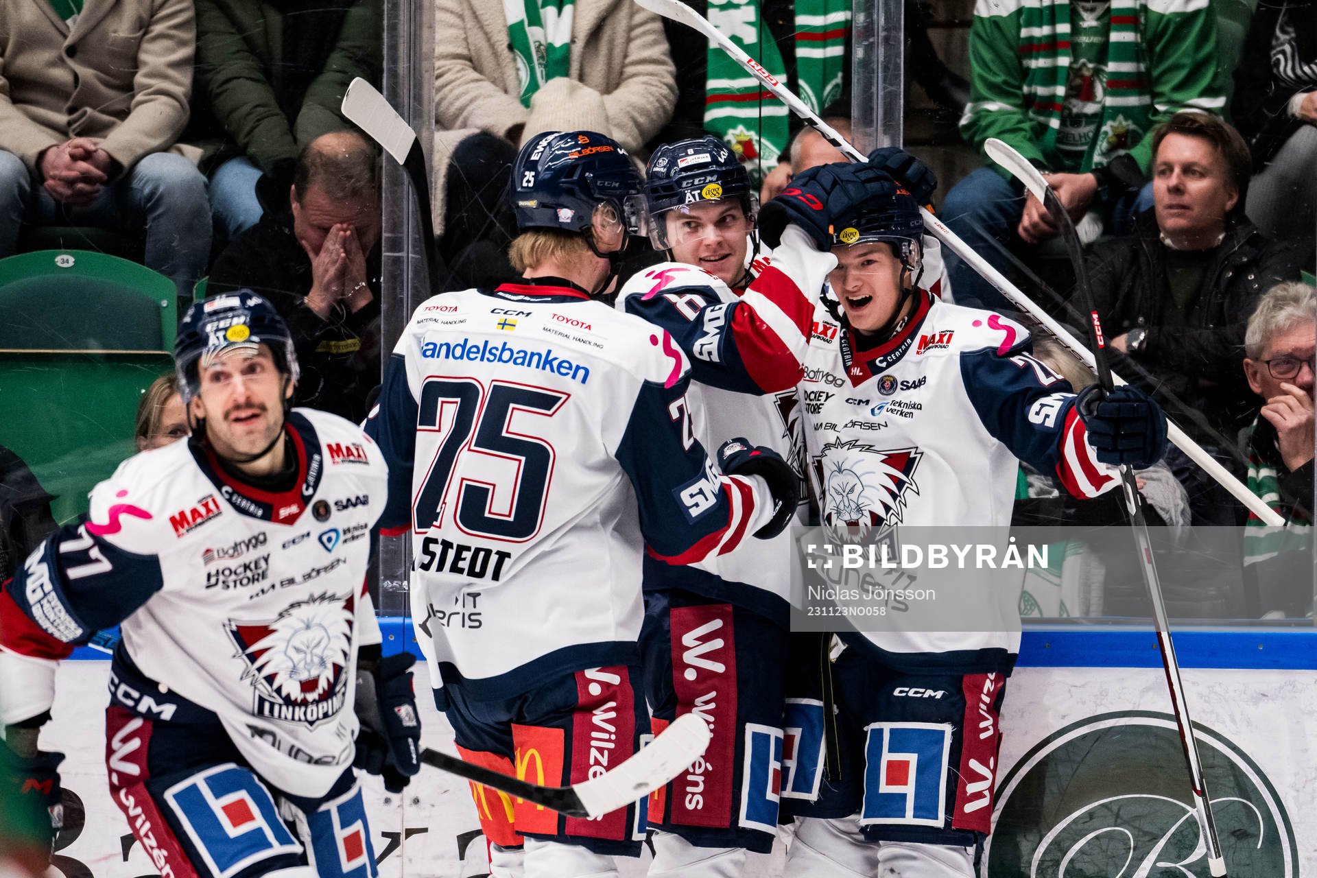 Linköpings Fabian Wagner jublar