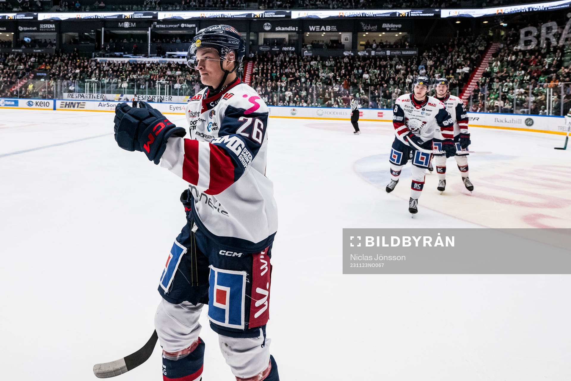 Linköpings Fabian Wagner jublar