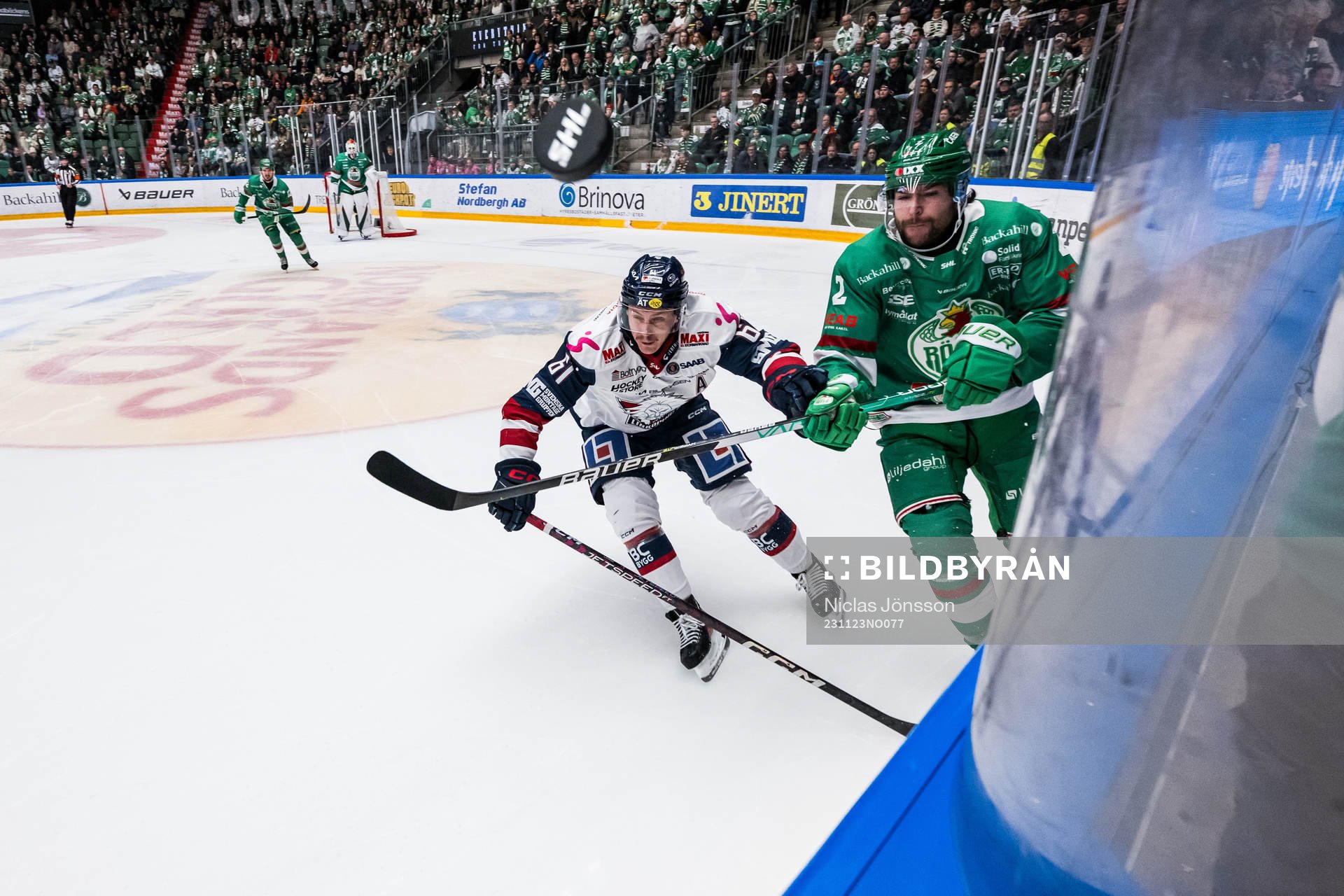 Linköpings Markus Ljungh och Rögles Thomas Grégoire