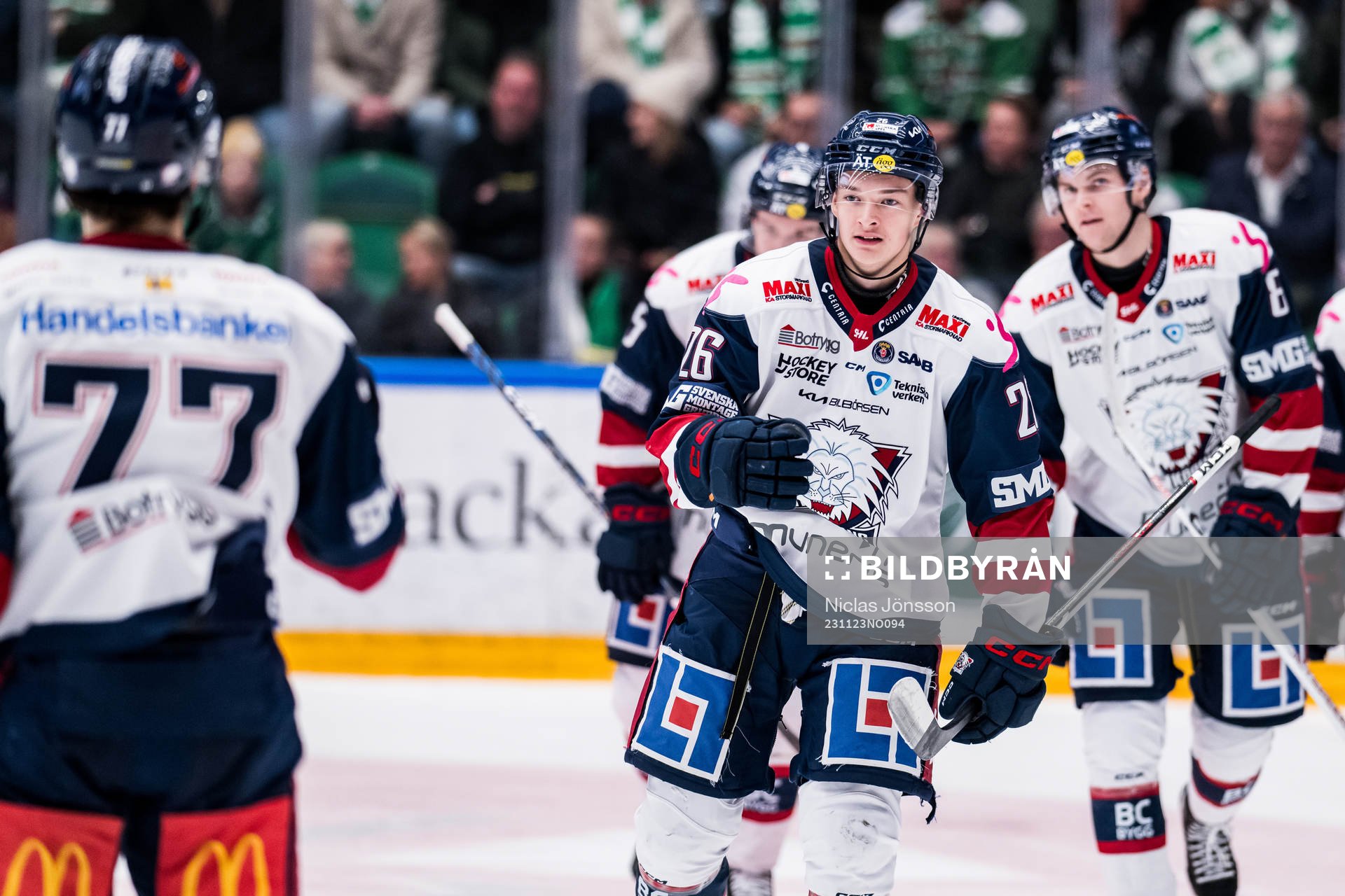 Linköpings Fabian Wagner jublar