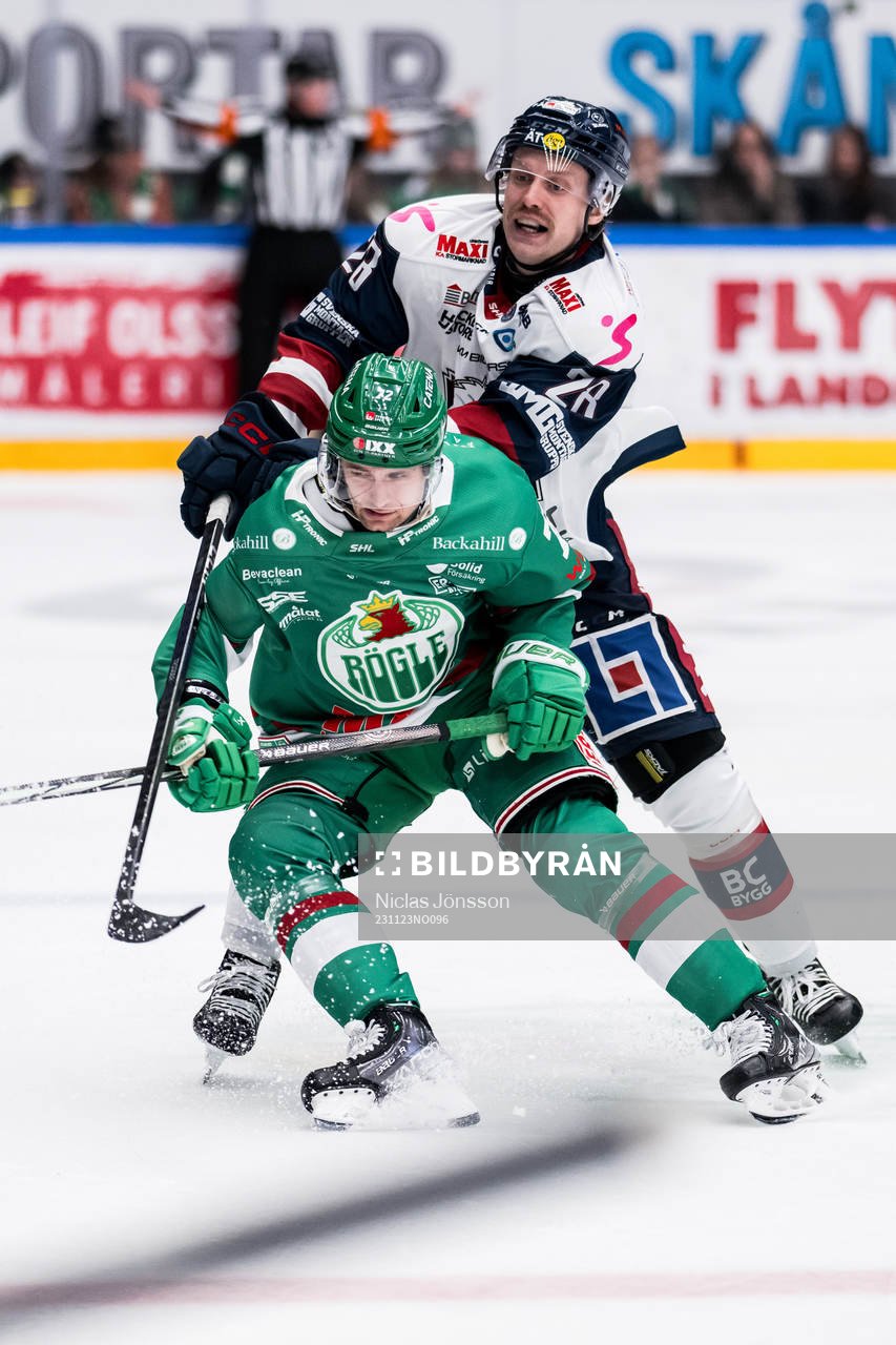 Linköpings John Nyberg  och Rögles Daniel Zaar