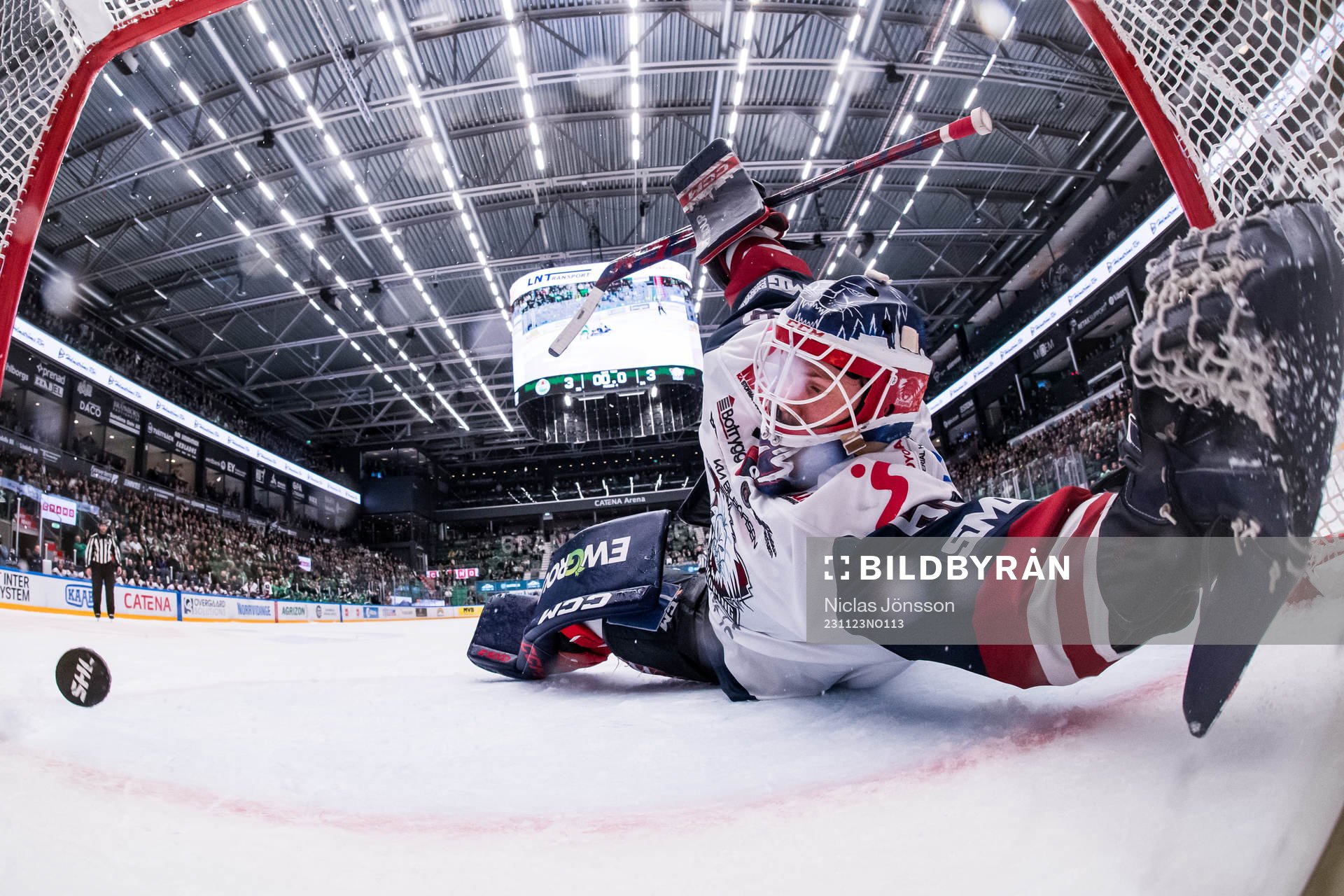 Linköpings målvakt Marcus Högberg