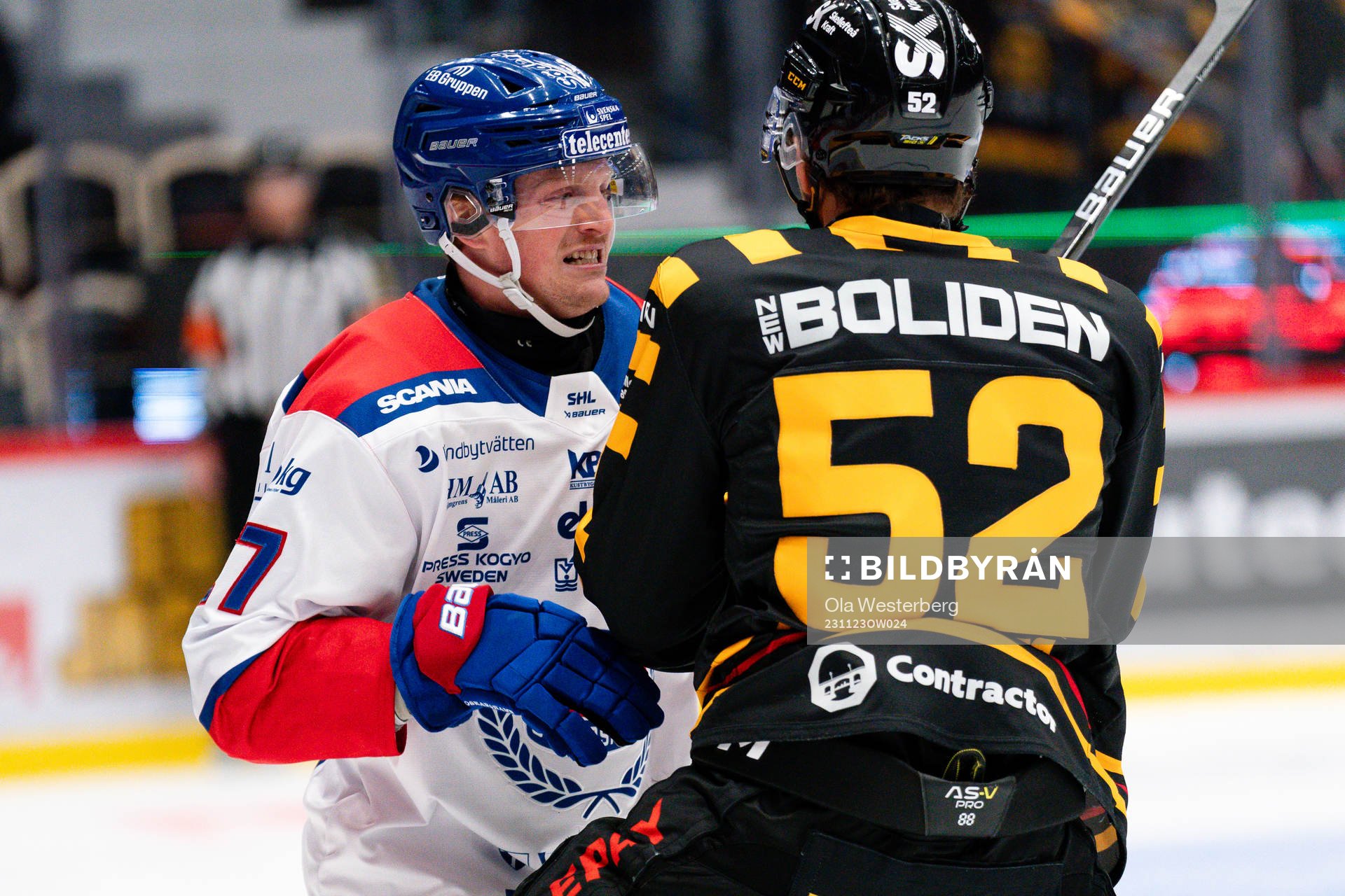 Oskarshamns Austin Wagner och Skellefteås Arvid Lundberg