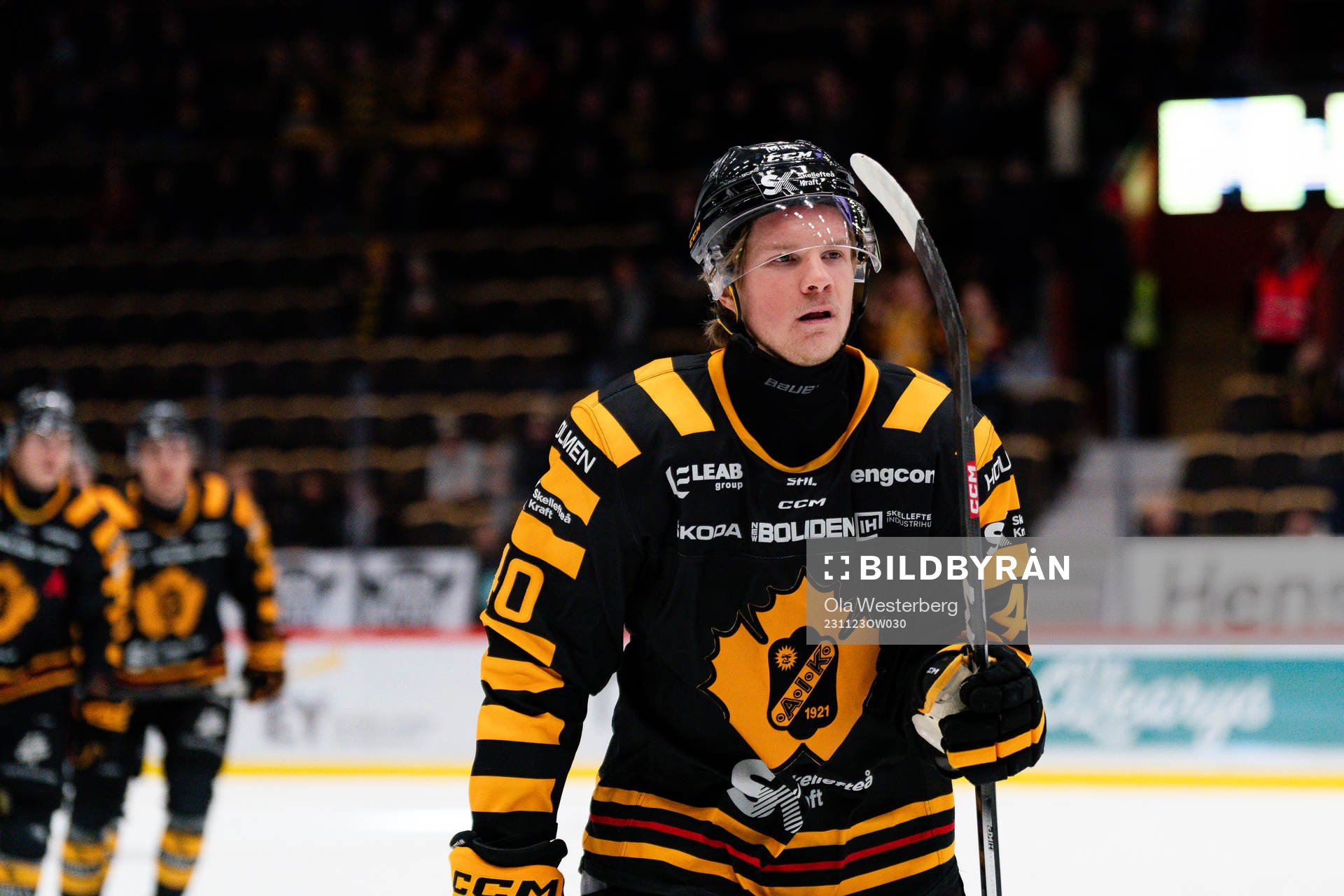 Skellefteås Anton Heikkinen jublar