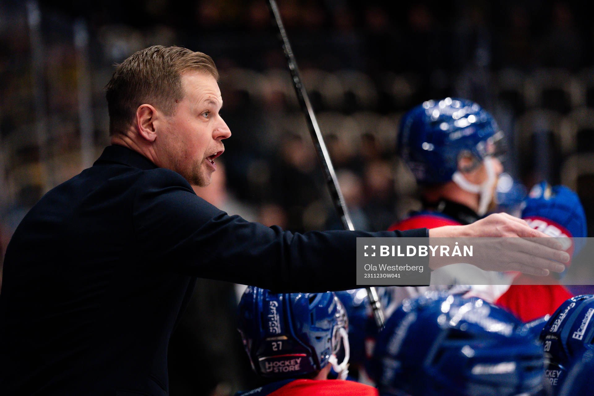 Oskarshamns tränare Martin Filander
