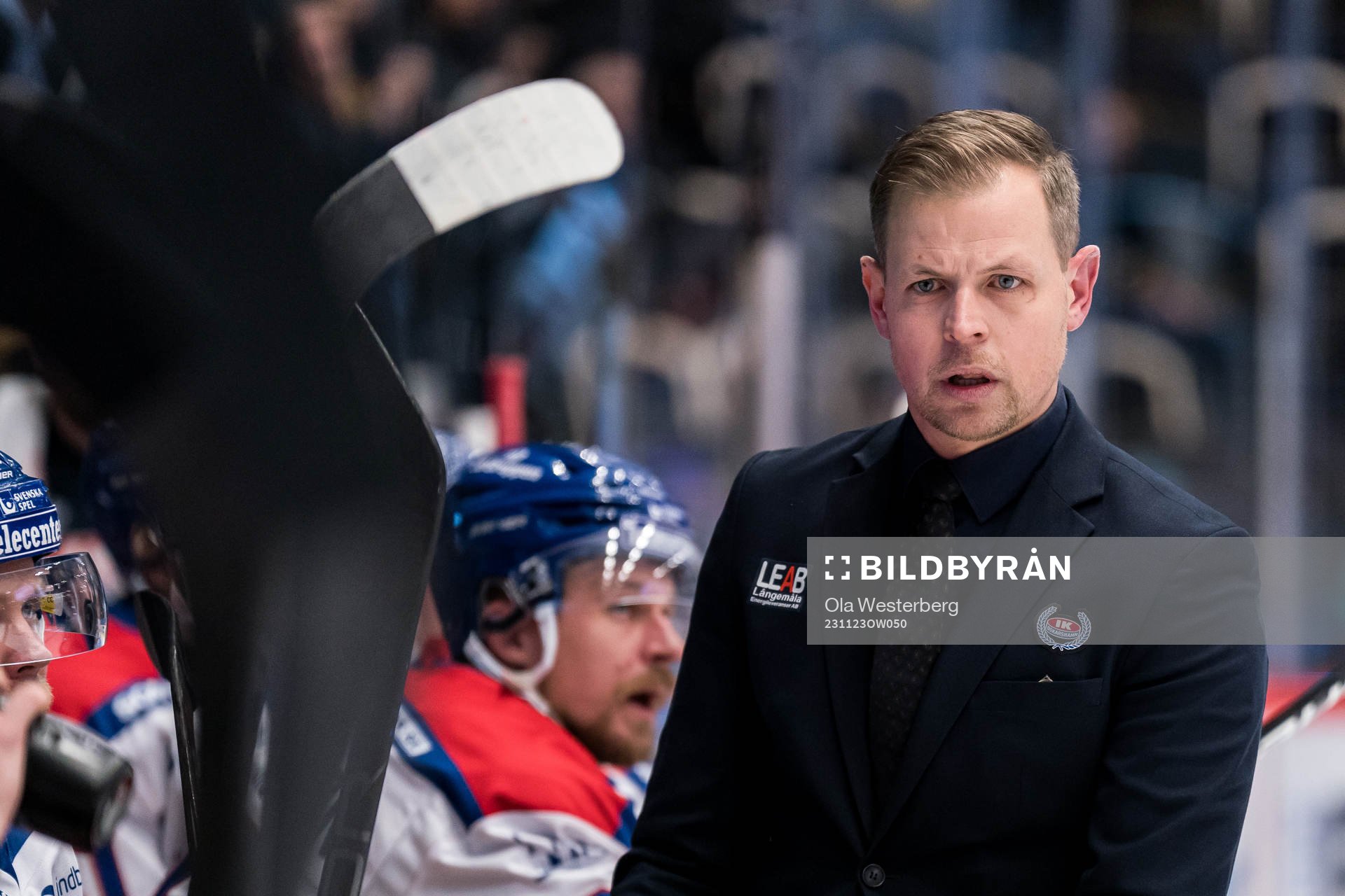 Oskarshamns tränare Martin Filander