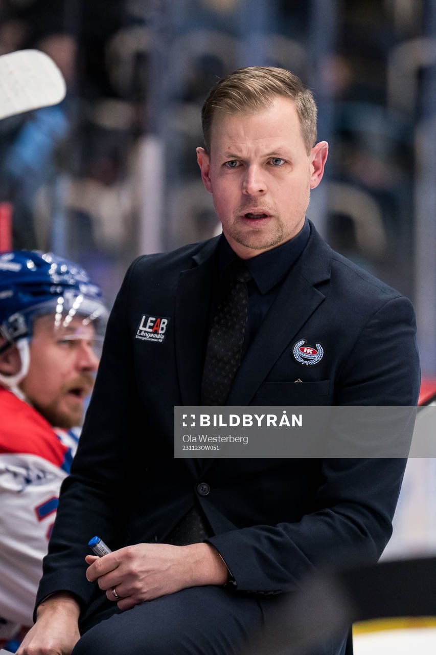 Oskarshamns tränare Martin Filander