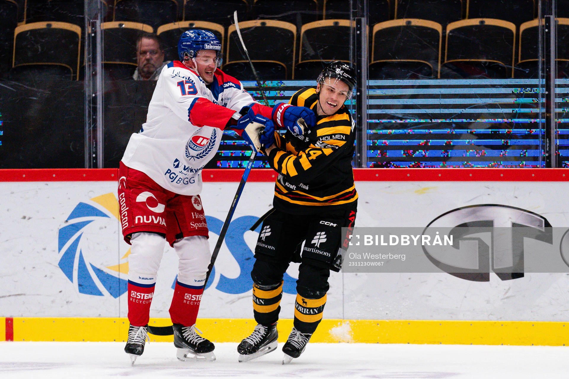Oskarshamns Rasmus Bengtsson och Skellefteås Andreas