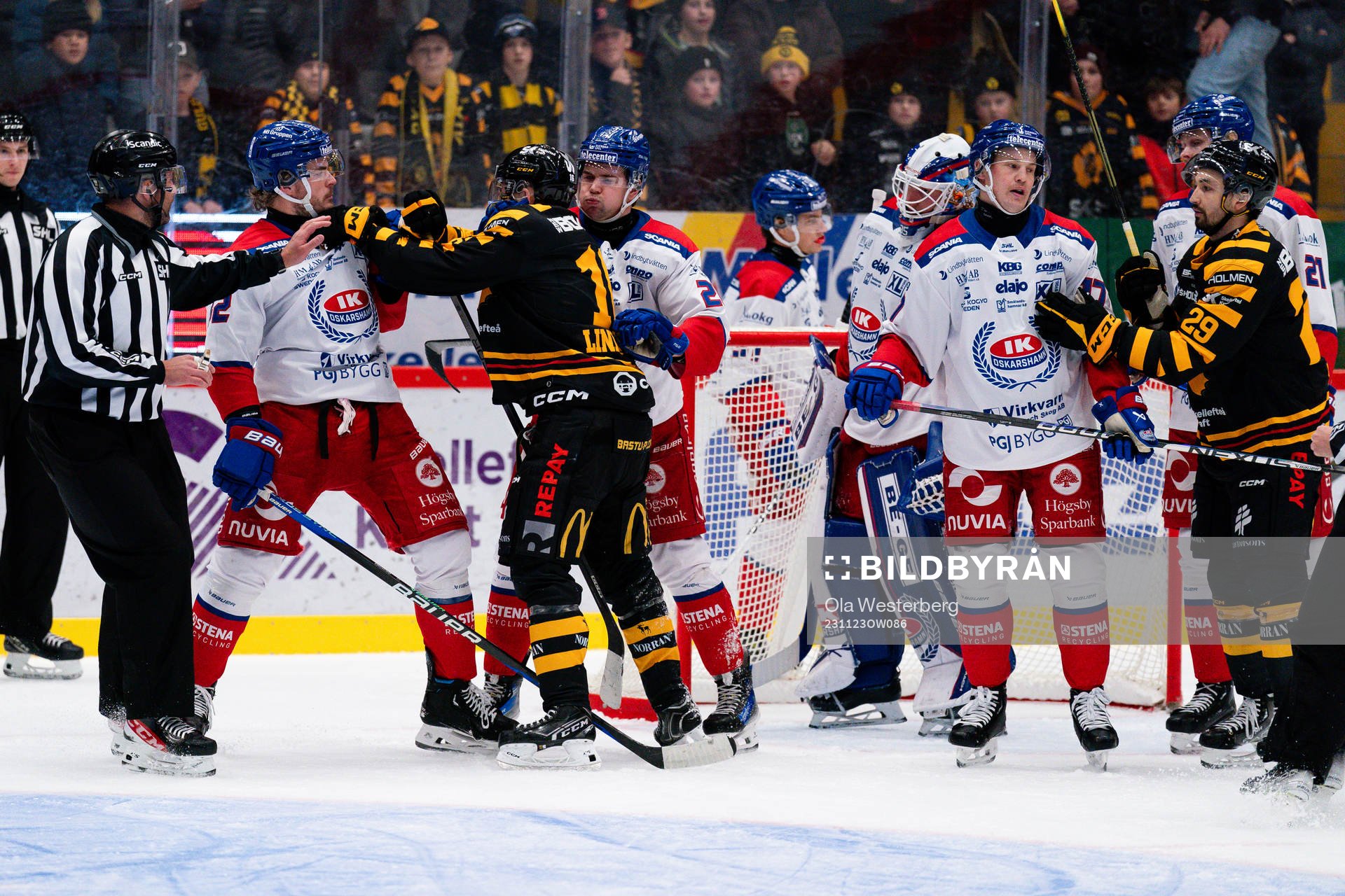 Oskarshamns Oscar Engsund och Skellefteås Linus Lindström