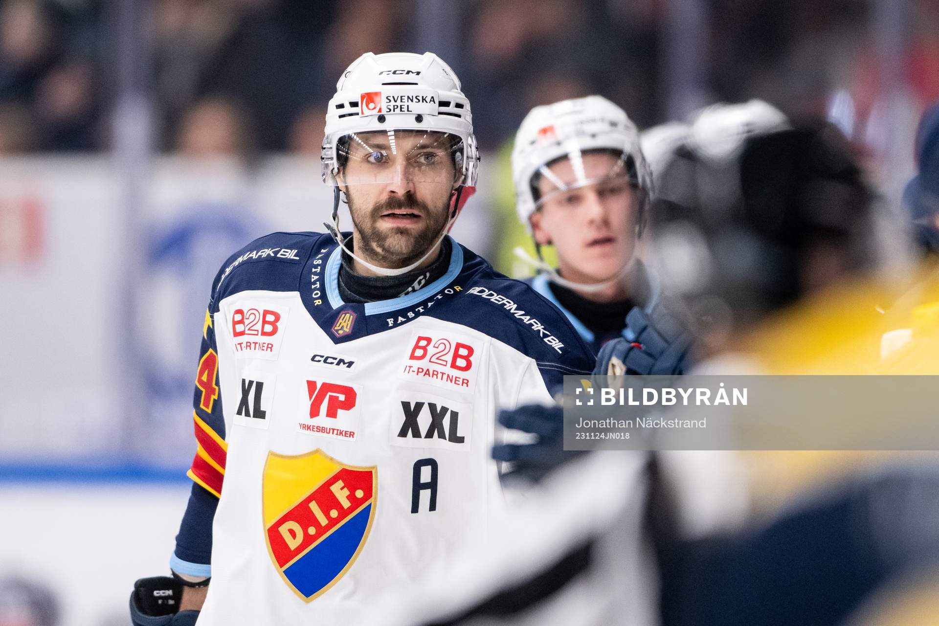 Djurgårdens Ludvig Rensfeldt jublar