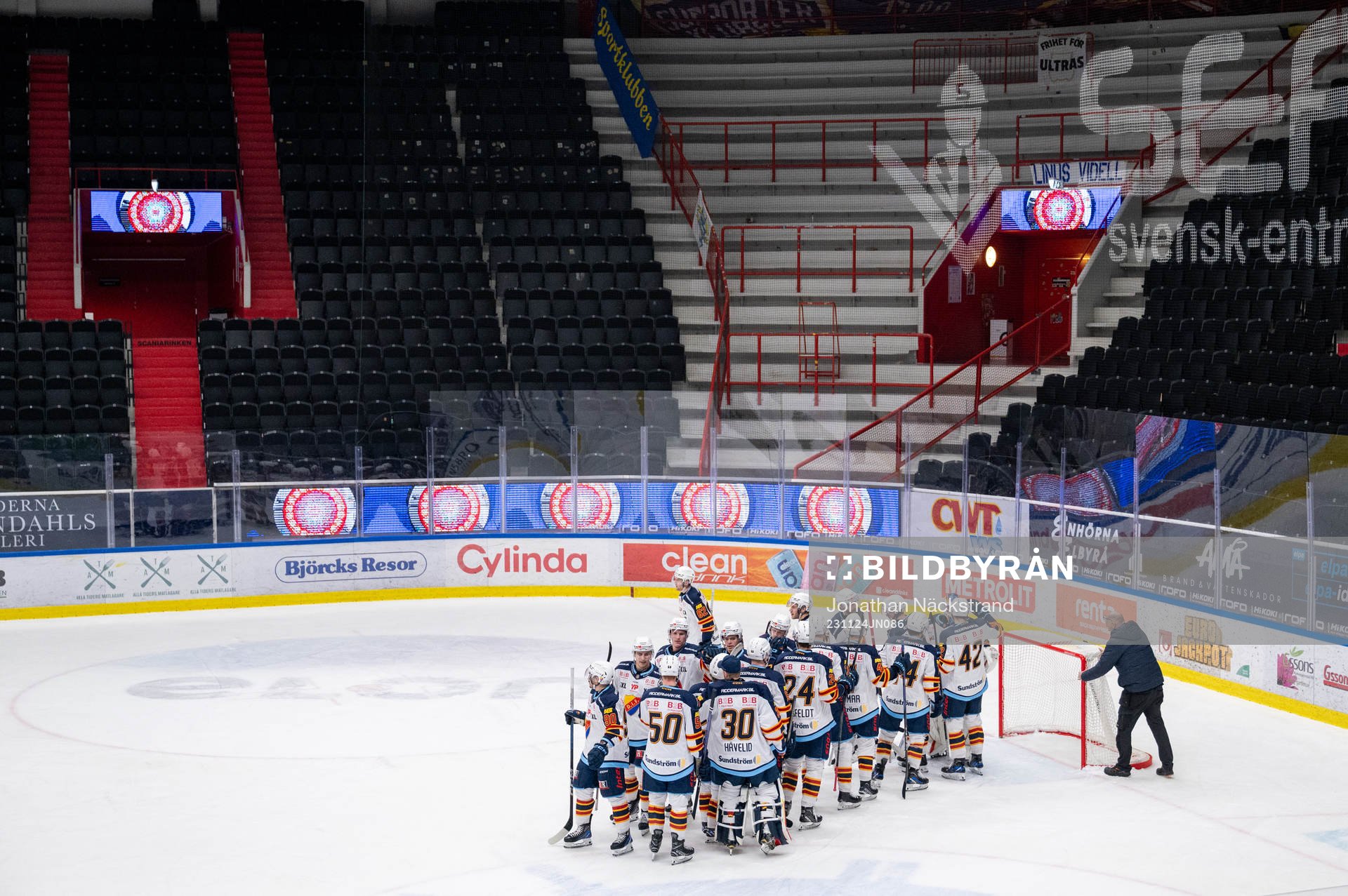 Djurgårdens spelare jublar