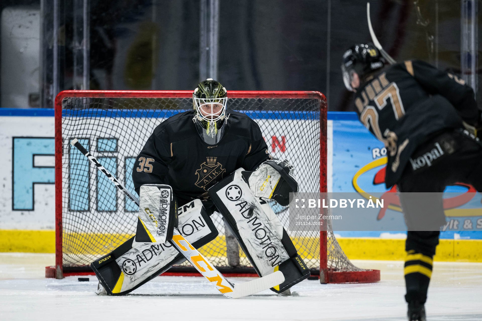 AIKs målvakt Antoine Bibeau