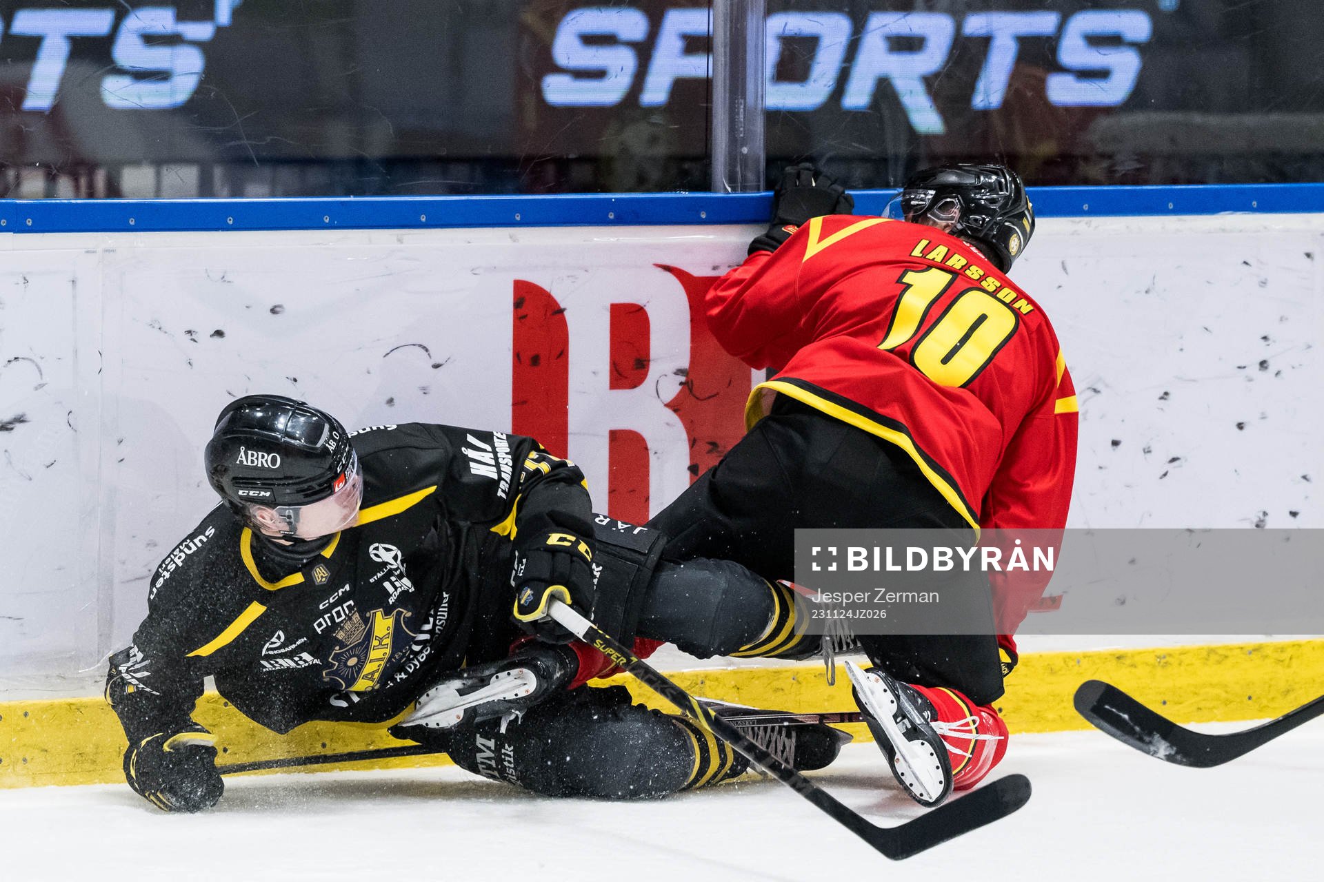 AIKs William Ignberg Nilsson och Brynäs Johan Larsson