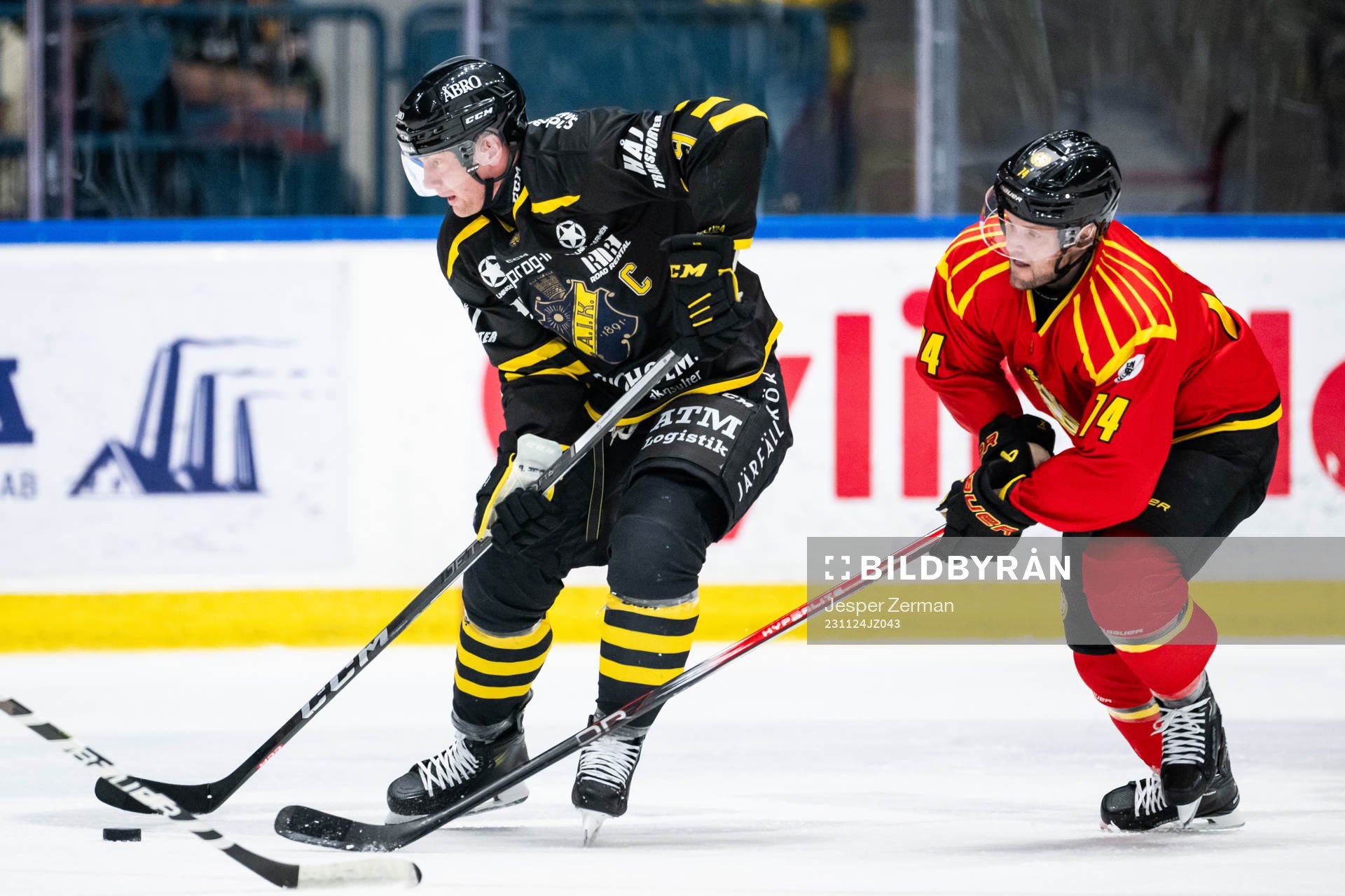 AIKs Richard Gynge och Brynäs Chad Billins