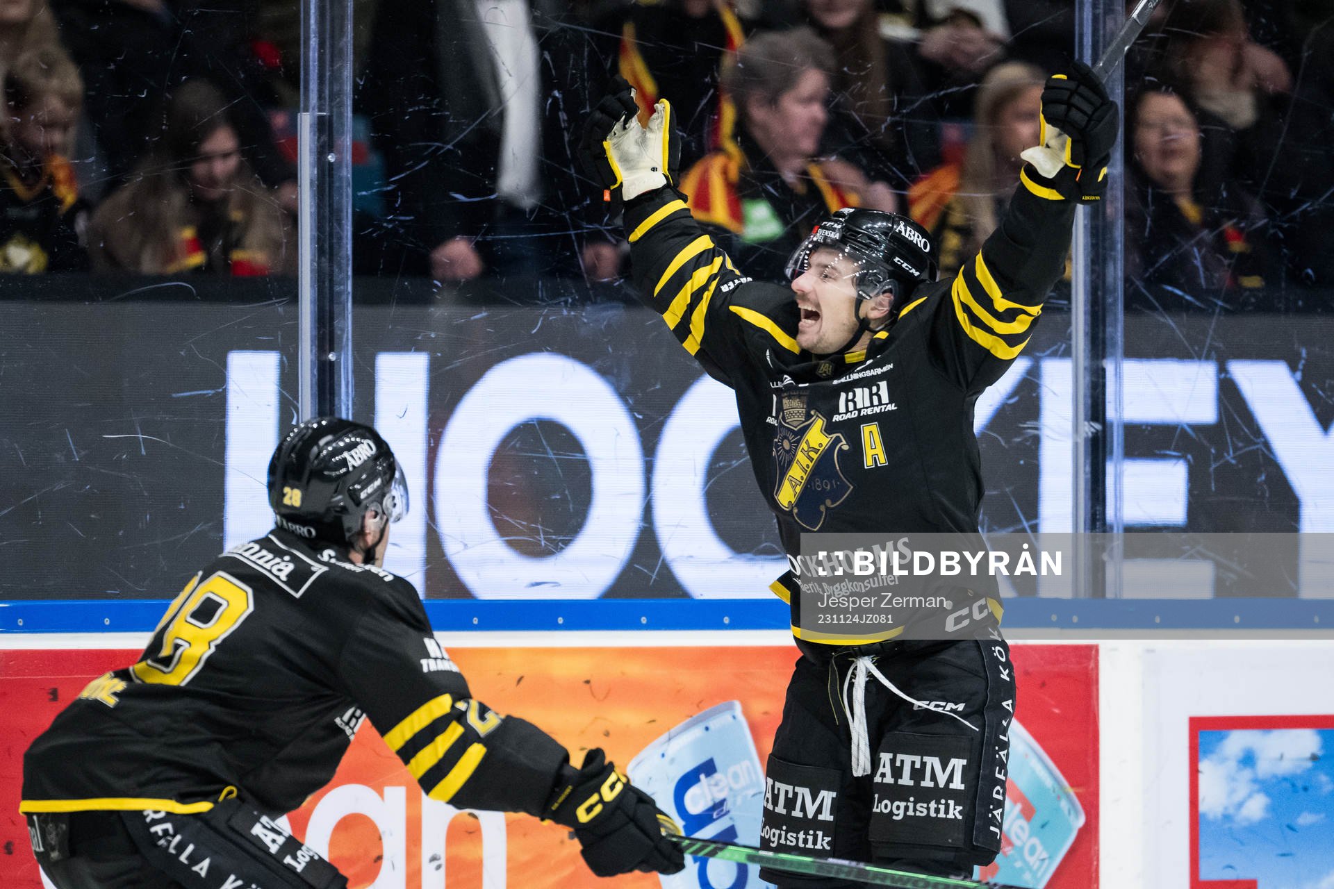 AIKs Gerry Fitzgerald jublar
