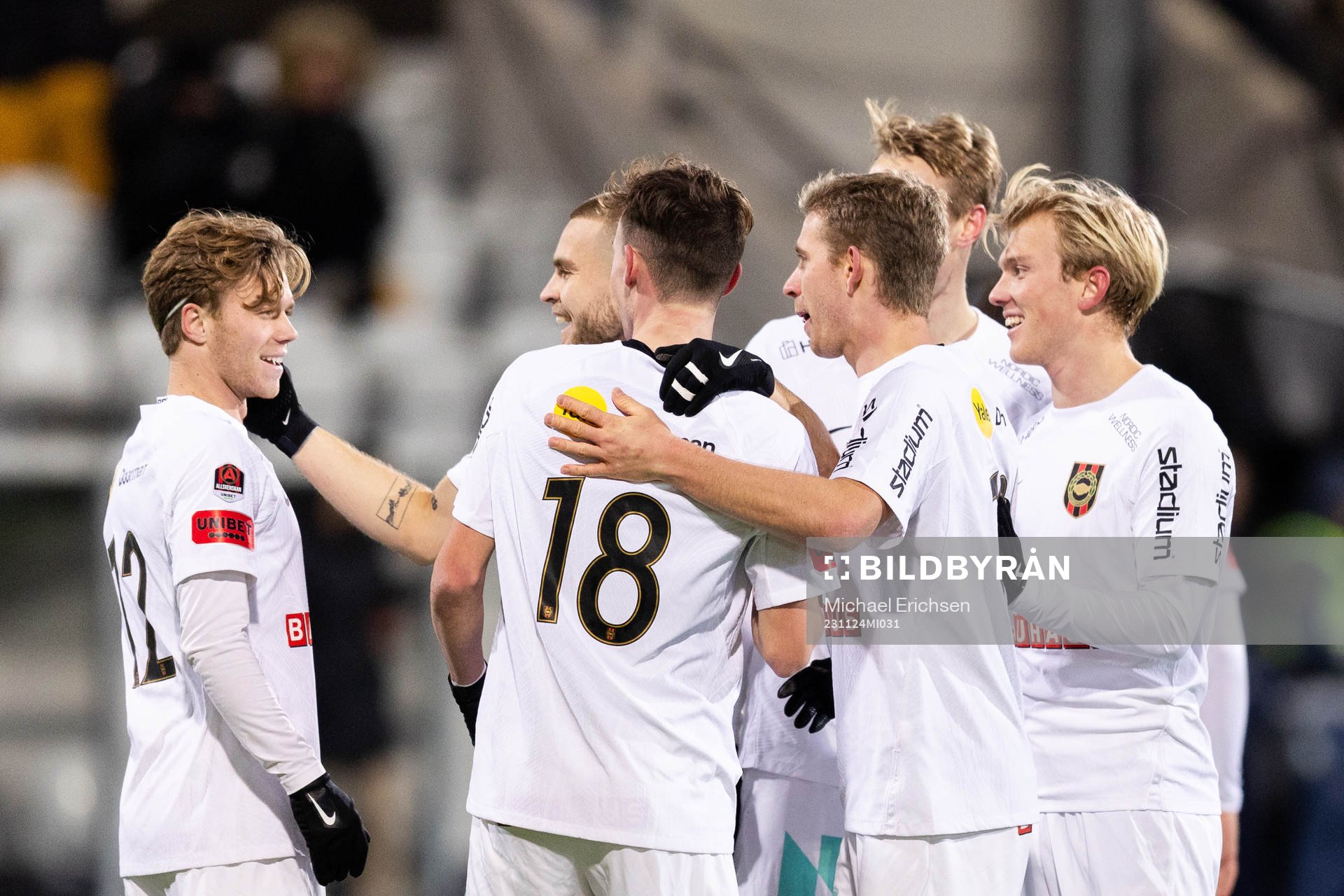 Brommapojkarnas Alexander Johansson jublar