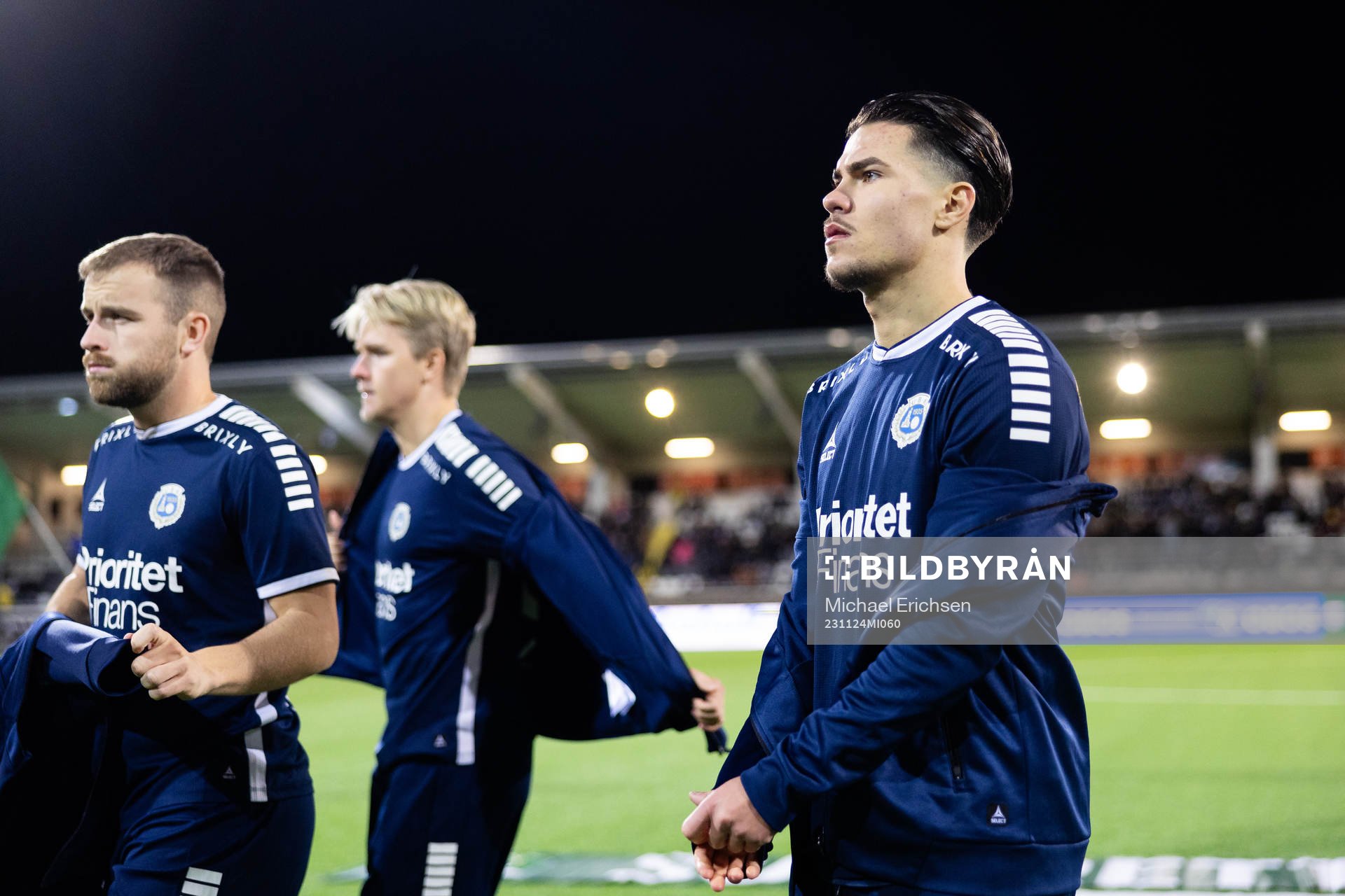 Utsiktens William Milovanovic innan fotbollsmatchen i