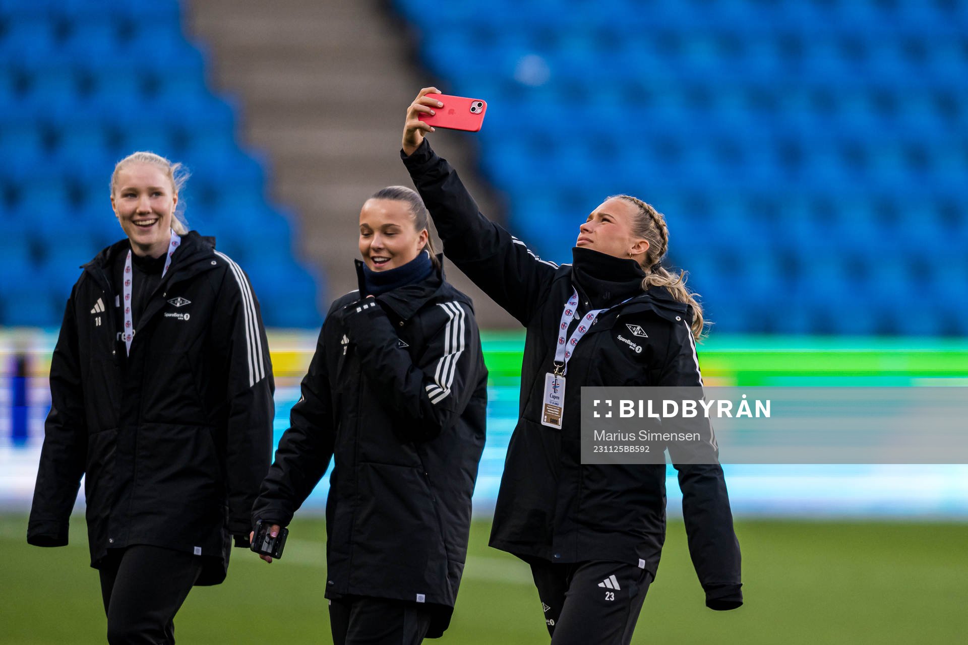 Frøya Brennskag-Dorsin of Rosenborg ahead of the cup final between Rosenborg and Vålerenga on November 25, 2023 in Oslo.
