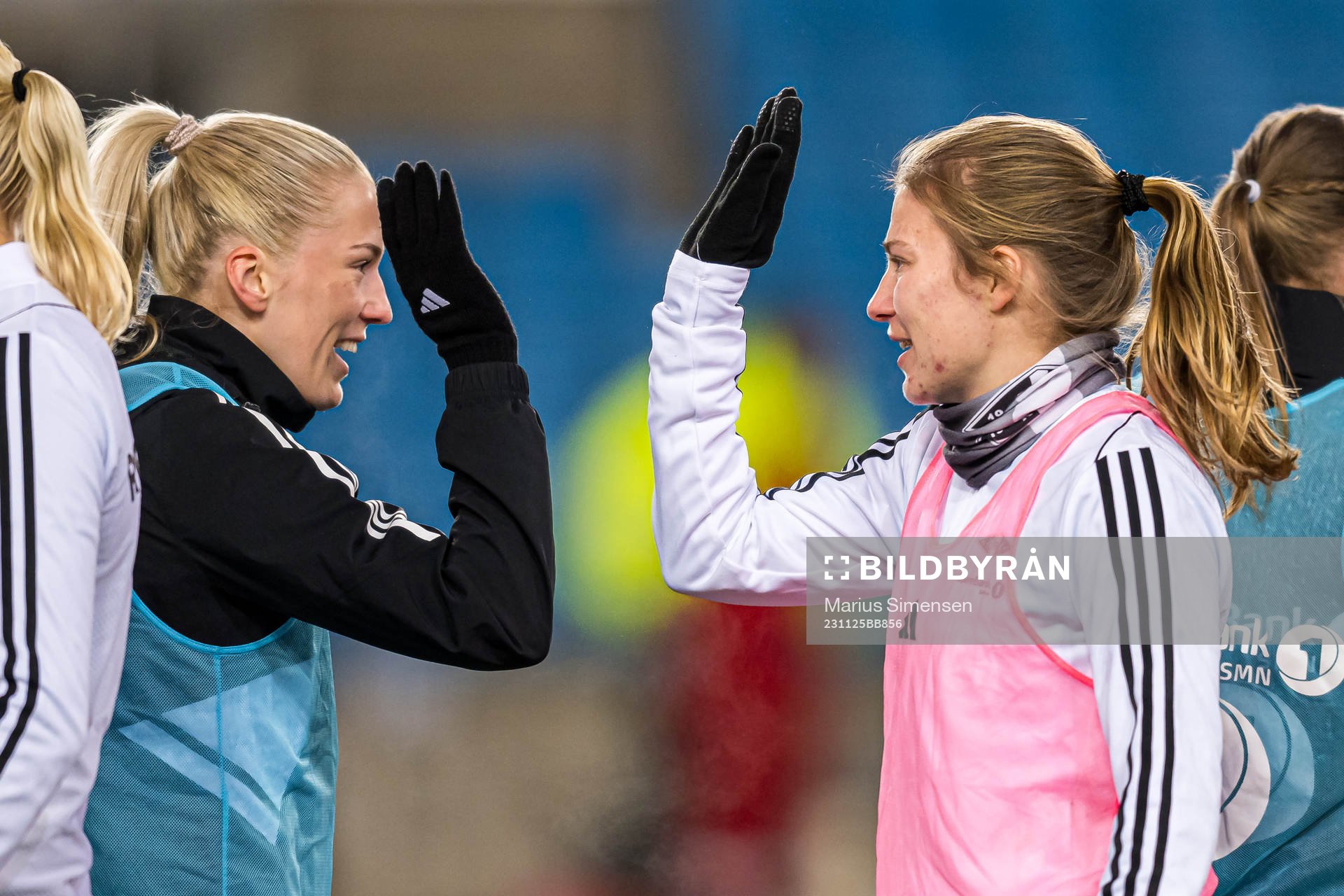 Emilie Nautnes and Cesilie Andreassen of Rosenborg
