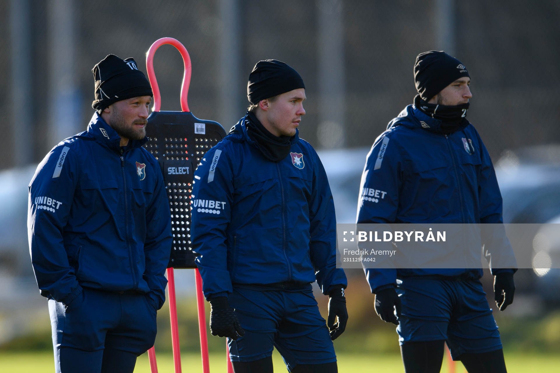 Nicklas Bärkroth, Isak Dahlqvist och William Svensson