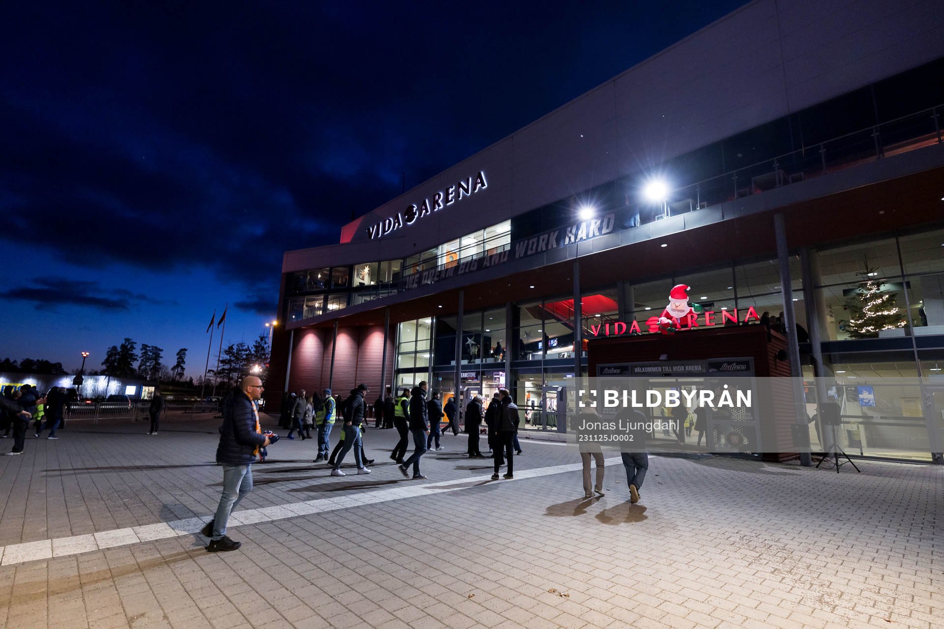 Exteriör vy av Vida Arena