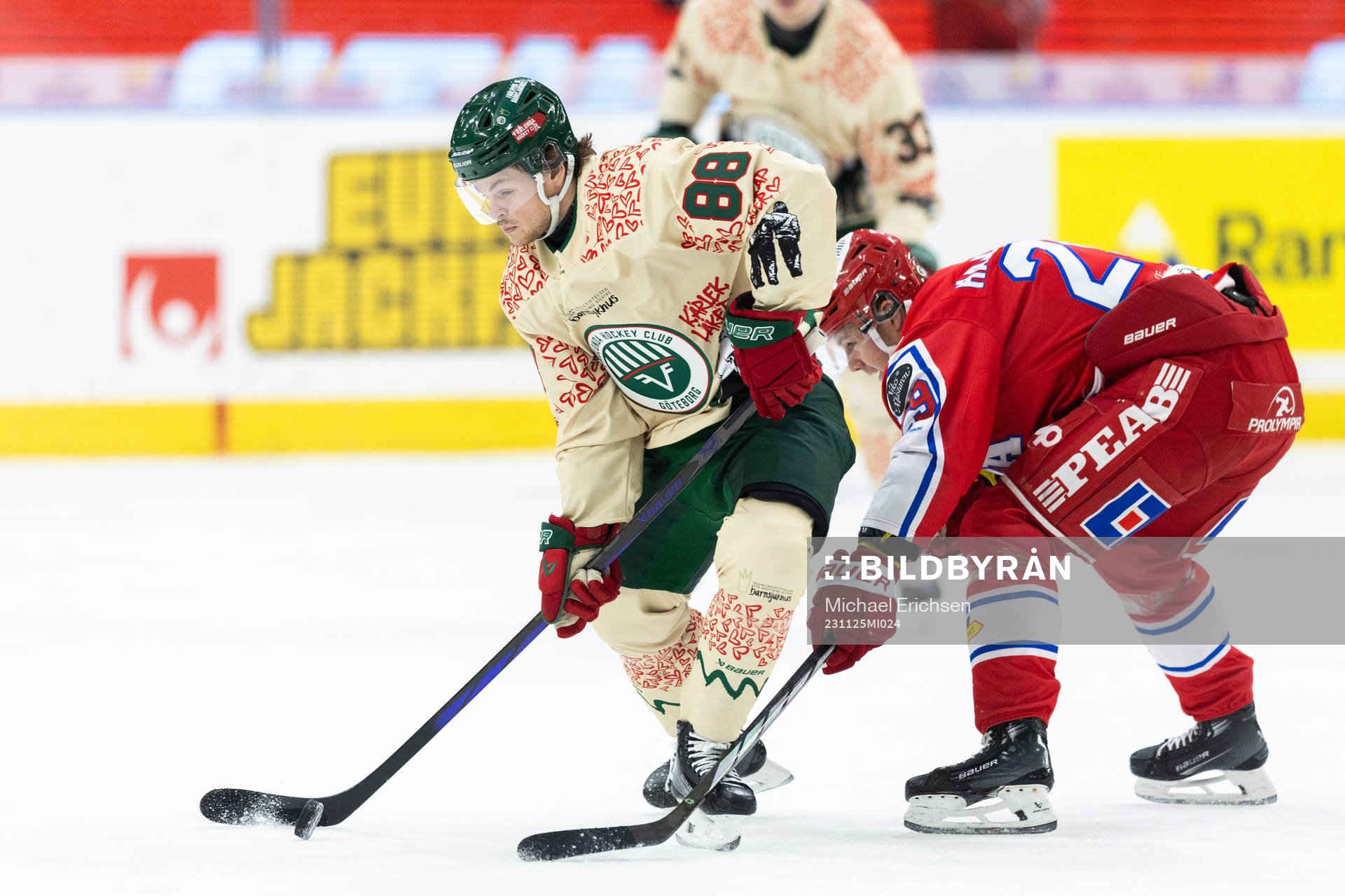 Frölundas Malte Strömwall och Timrås Filip Hållander