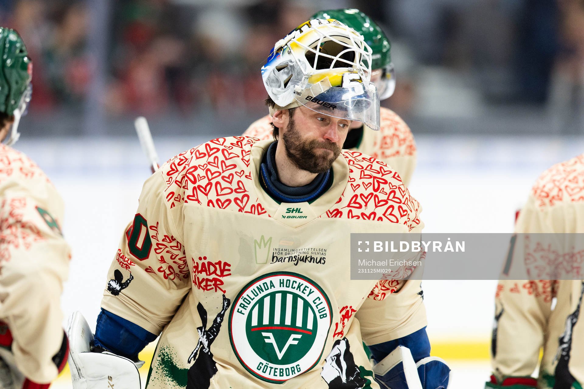 Frölundas målvakt Frans Tuohimaa