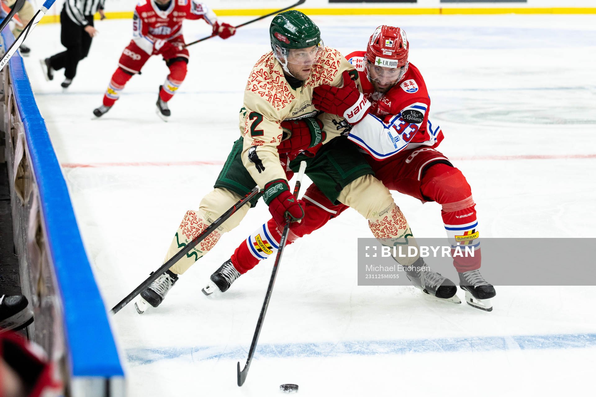 Frölundas Christian Folin och Timrås Albin Lundin