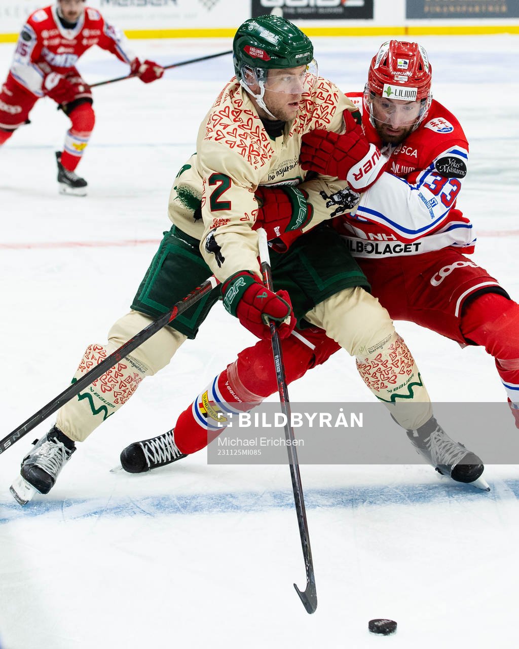 Frölundas Christian Folin och Timrås Albin Lundin