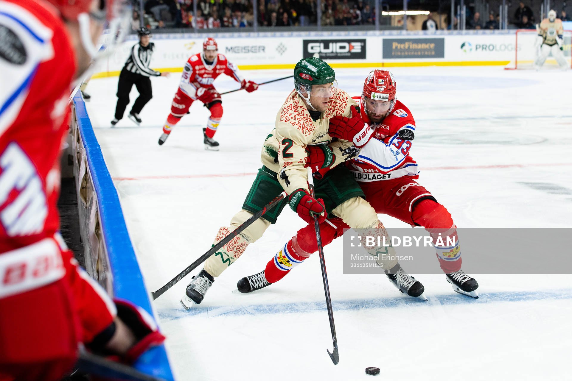 Frölundas Christian Folin och Timrås Albin Lundin