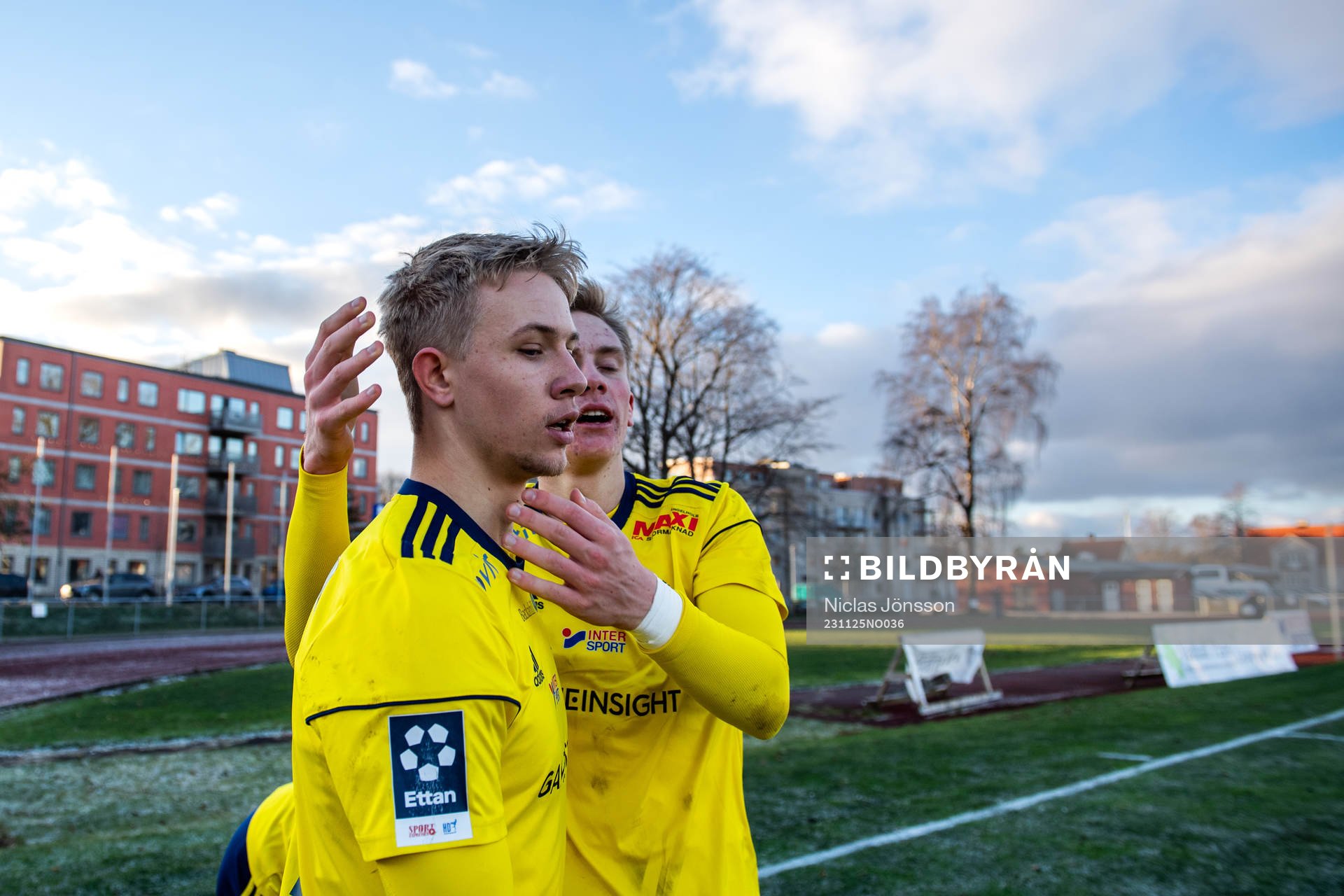 Ängelholms Tim Amilon Persson jublar