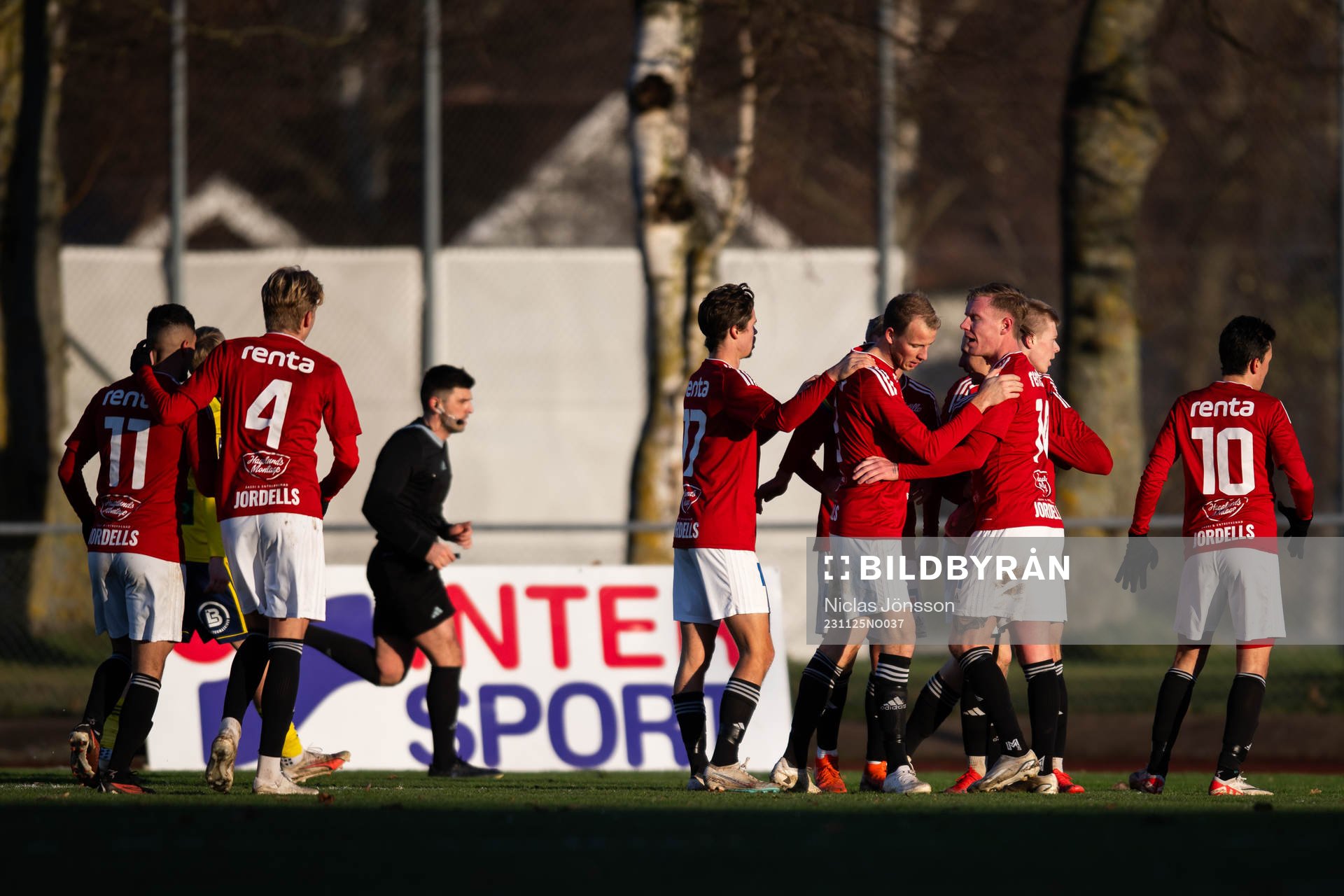 Karlstads spelare jublar