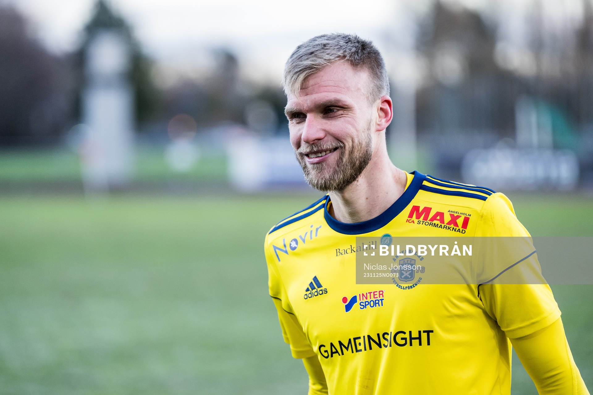 Ängelholms Robin Nilsson jublar