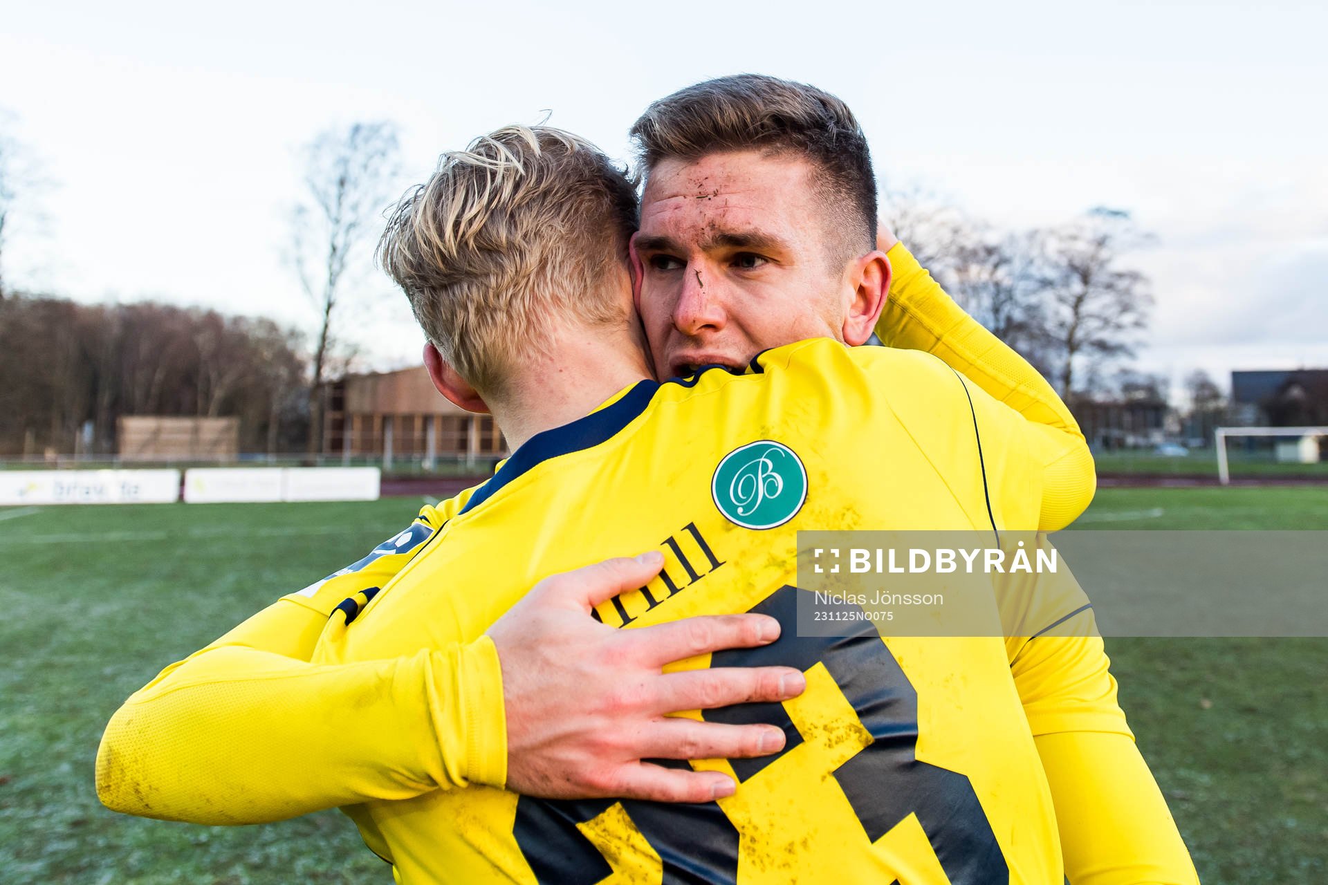 Ängelholms Niklas Svensson jublar