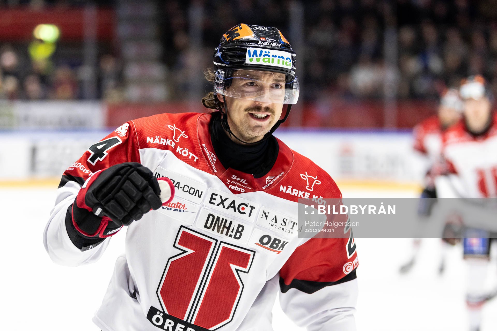 Örebros Hannes Björninen jublar