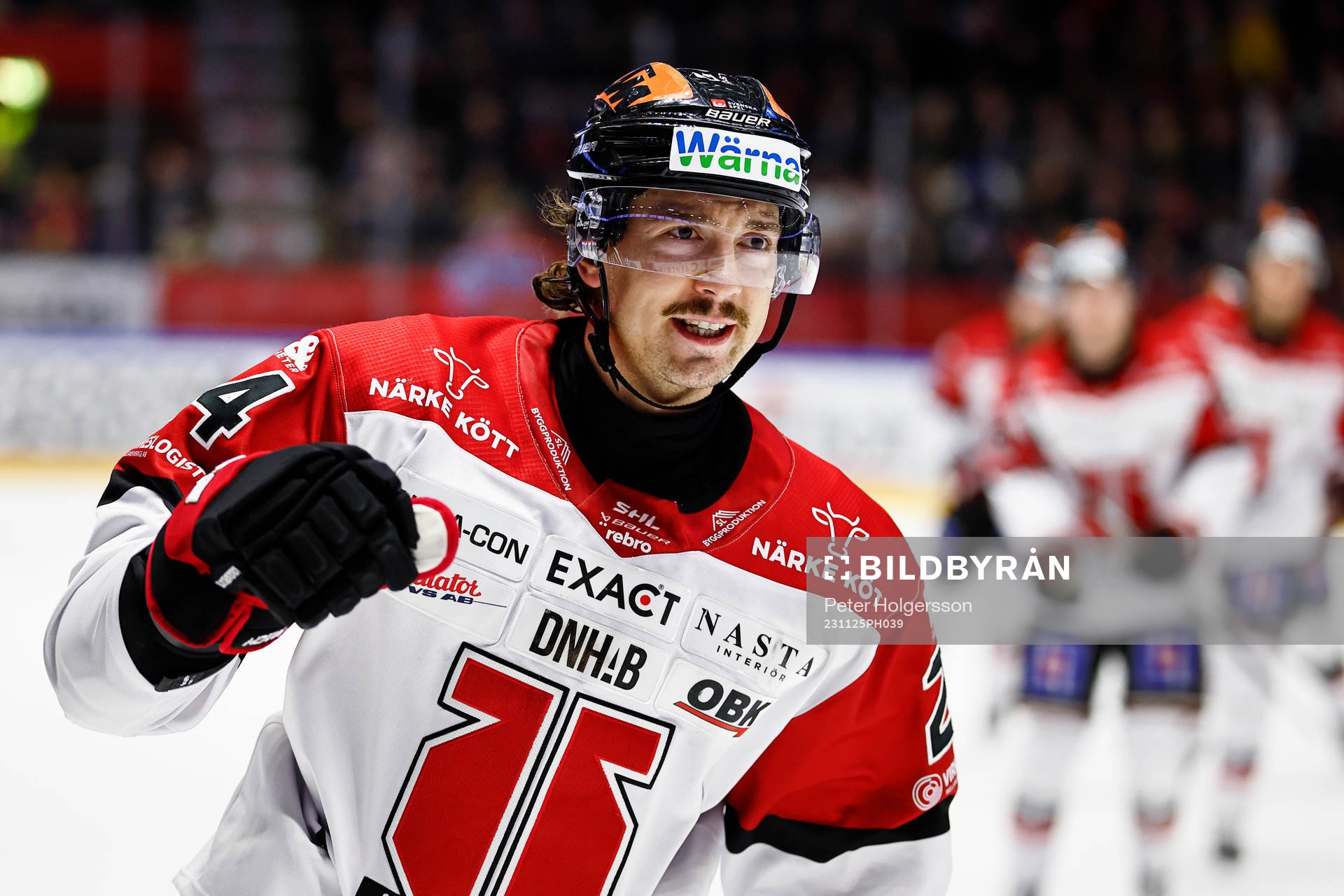 Örebros Hannes Björninen jublar