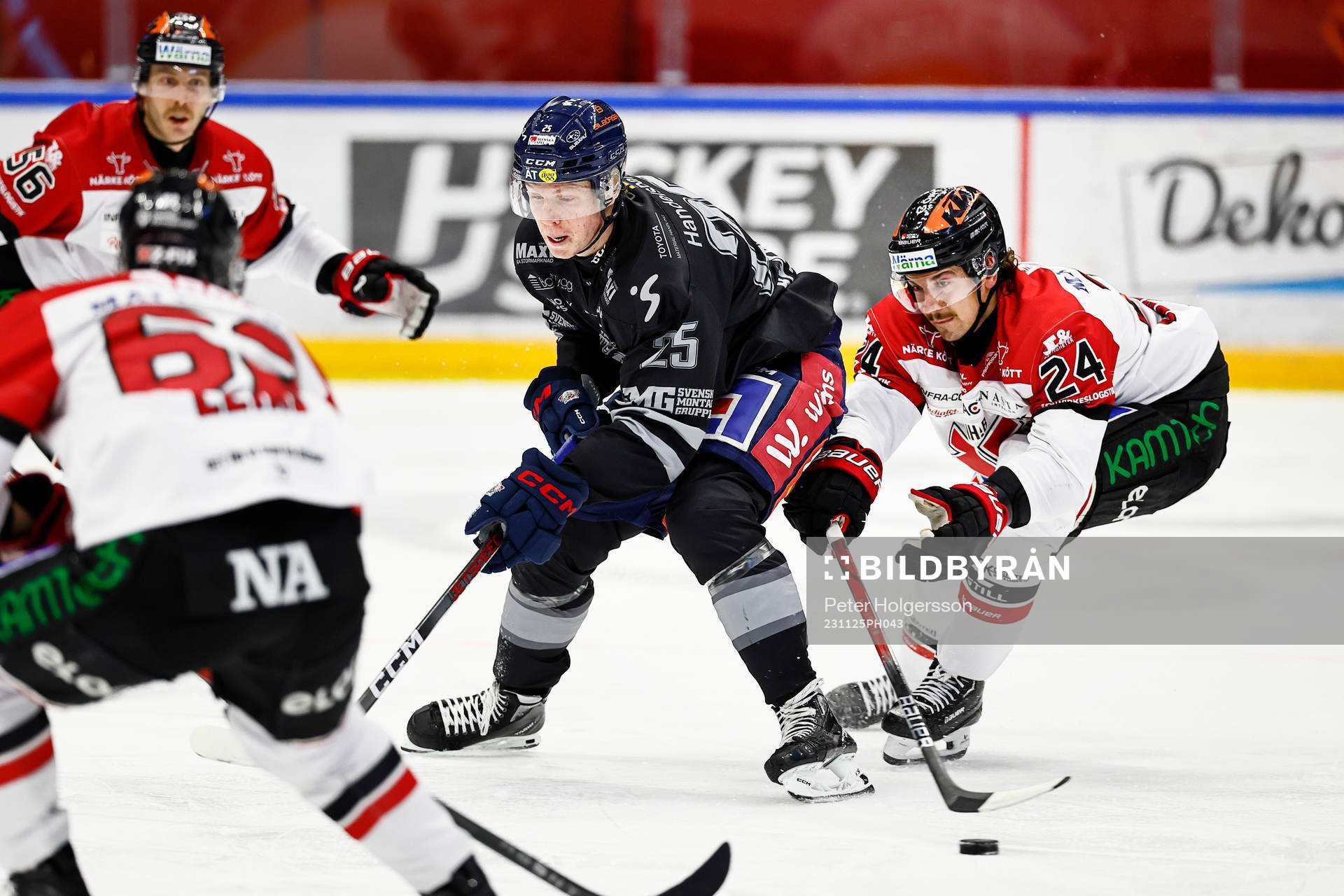 Linköpings Filip Bystedt och Örebros Hannes Björninen
