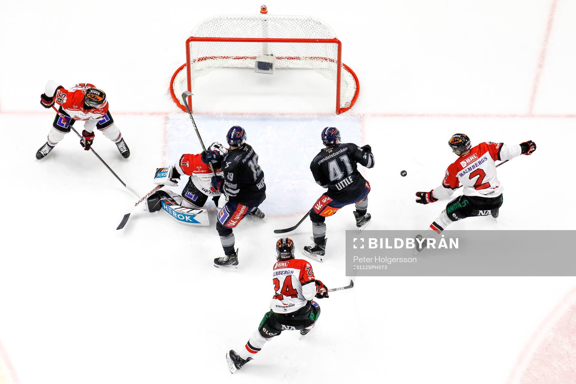 Spel framför Örebros mål