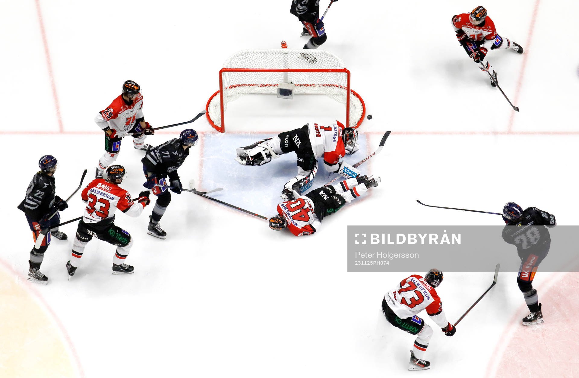 Spel framför Örebros mål