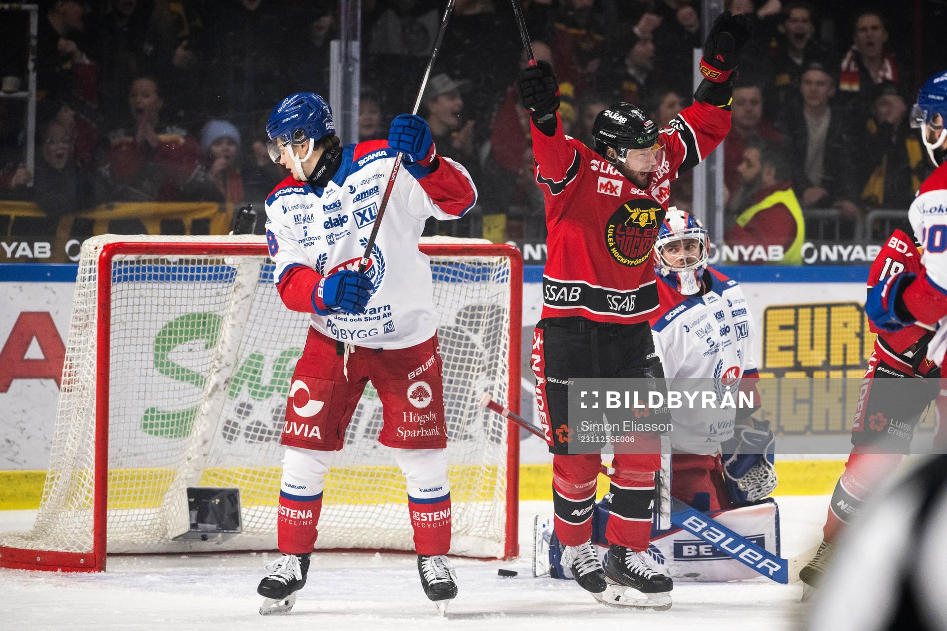 Luleås Linus Omark jublar