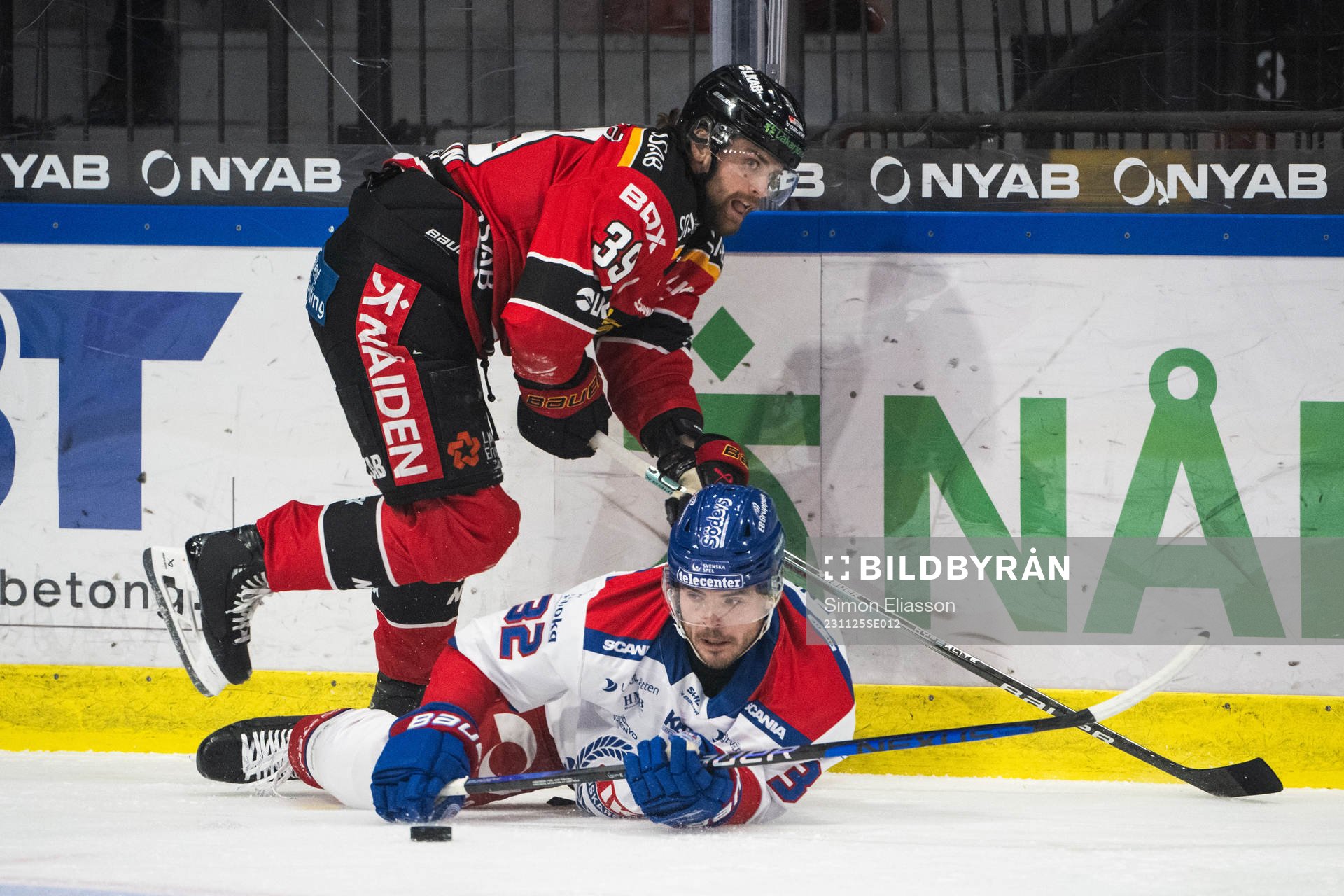 Luleås Pontus Själin och Oskarshamns Oscar Engsund