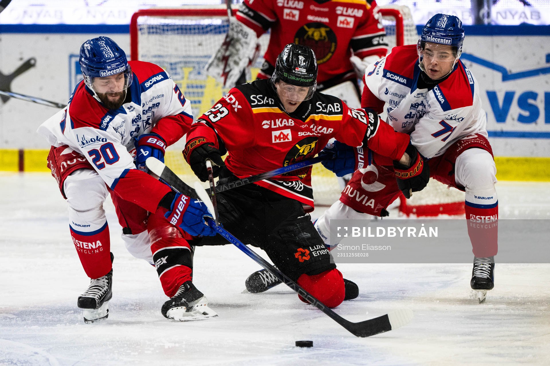 Oskarshamns Hynek Zohorna, Luleås Jesper Sellgren och