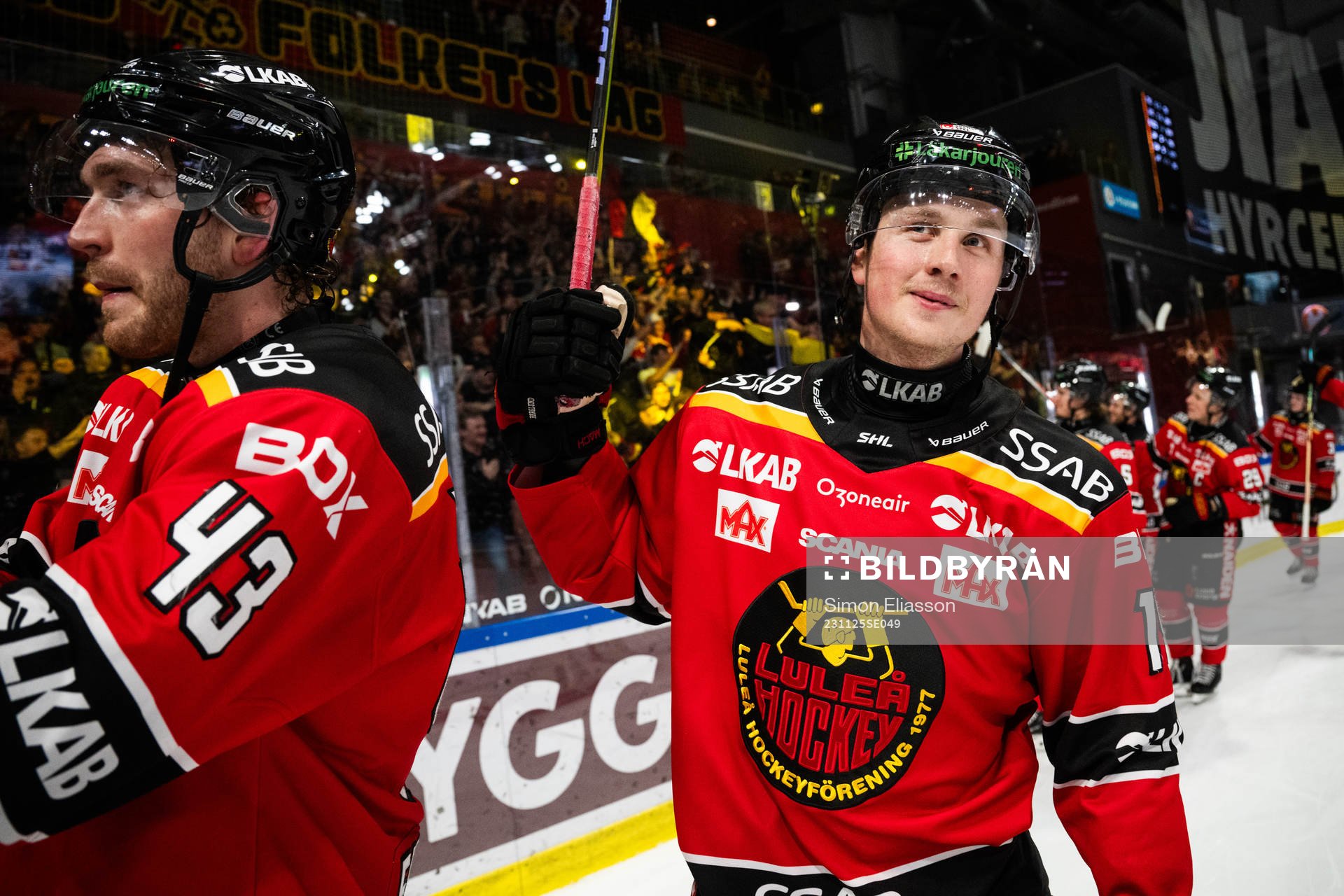 Luleås Jonas Berglund jublar