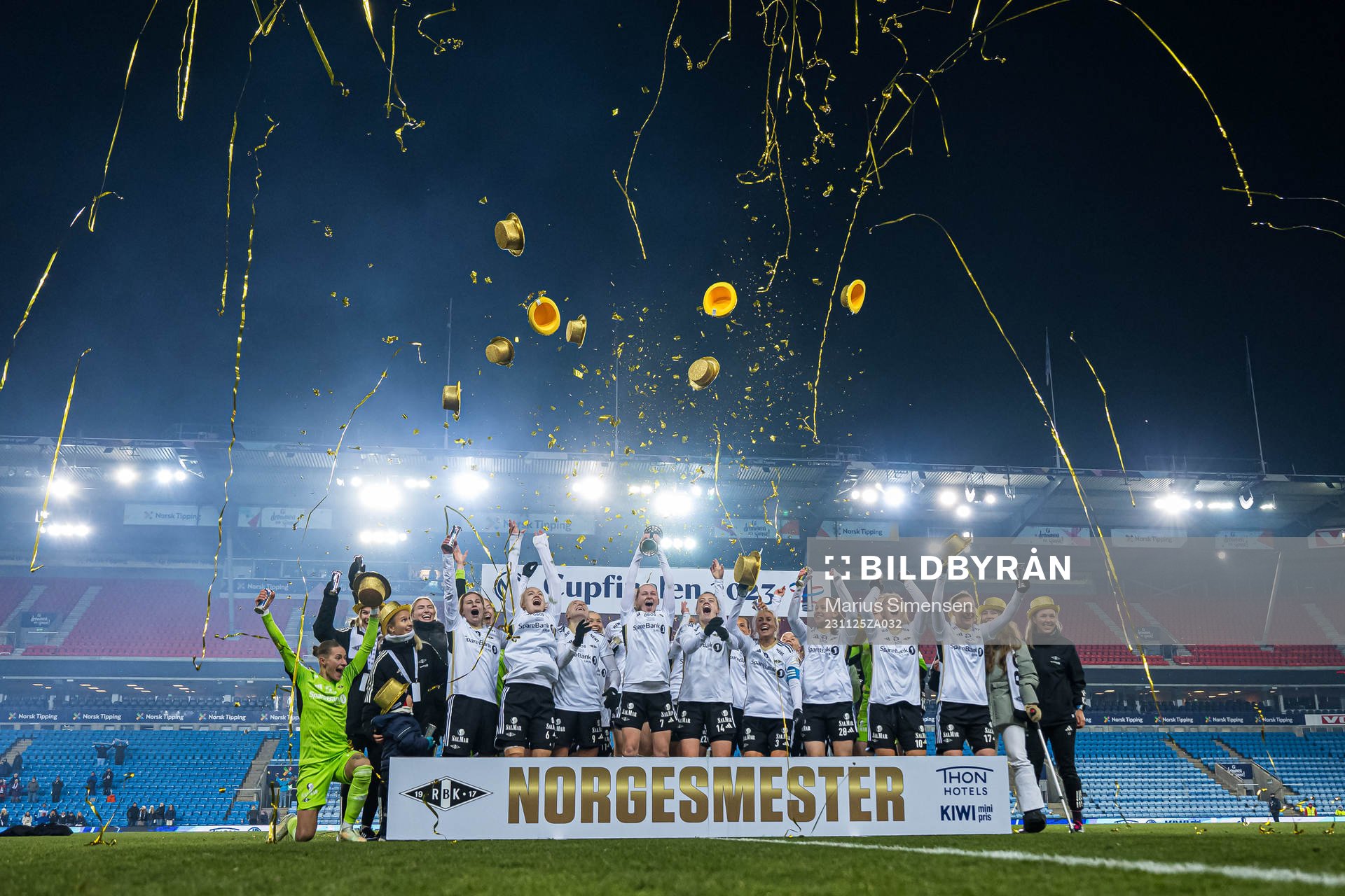 Players of Rosenborg celebrates