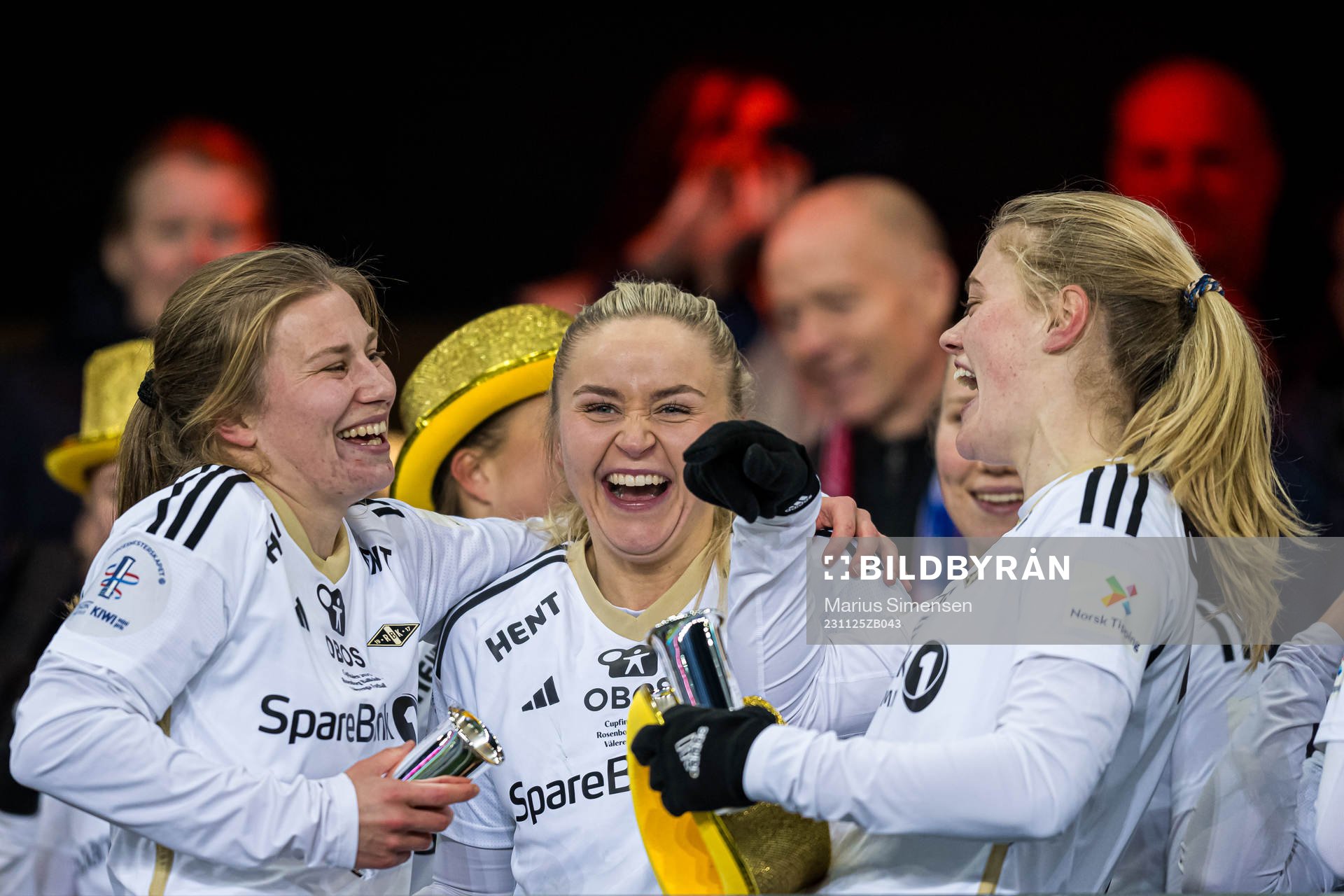 Cesilie Andreassen, Anna Jøsendal and Mathilde Harviken of